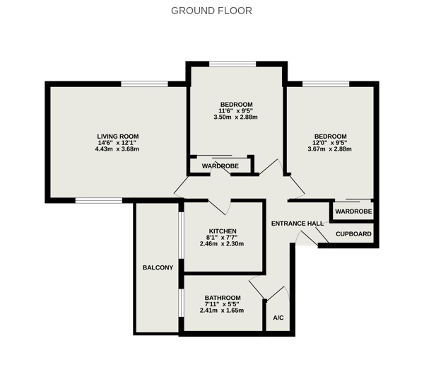 Flat 33, Vivary Heights,, Broadlands Rise, Somerset floorplan