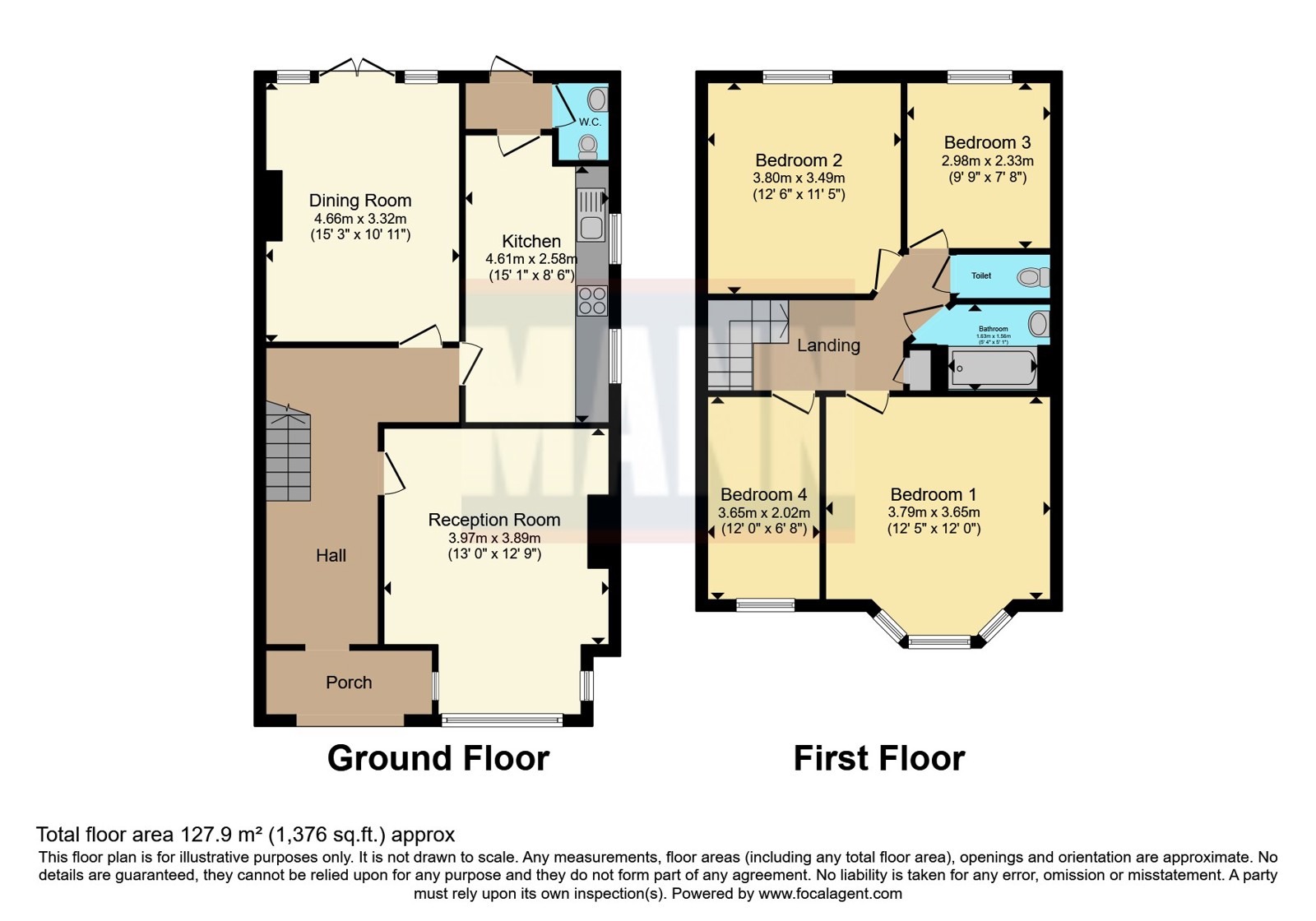 37, Morland Road, Croydon floorplan
