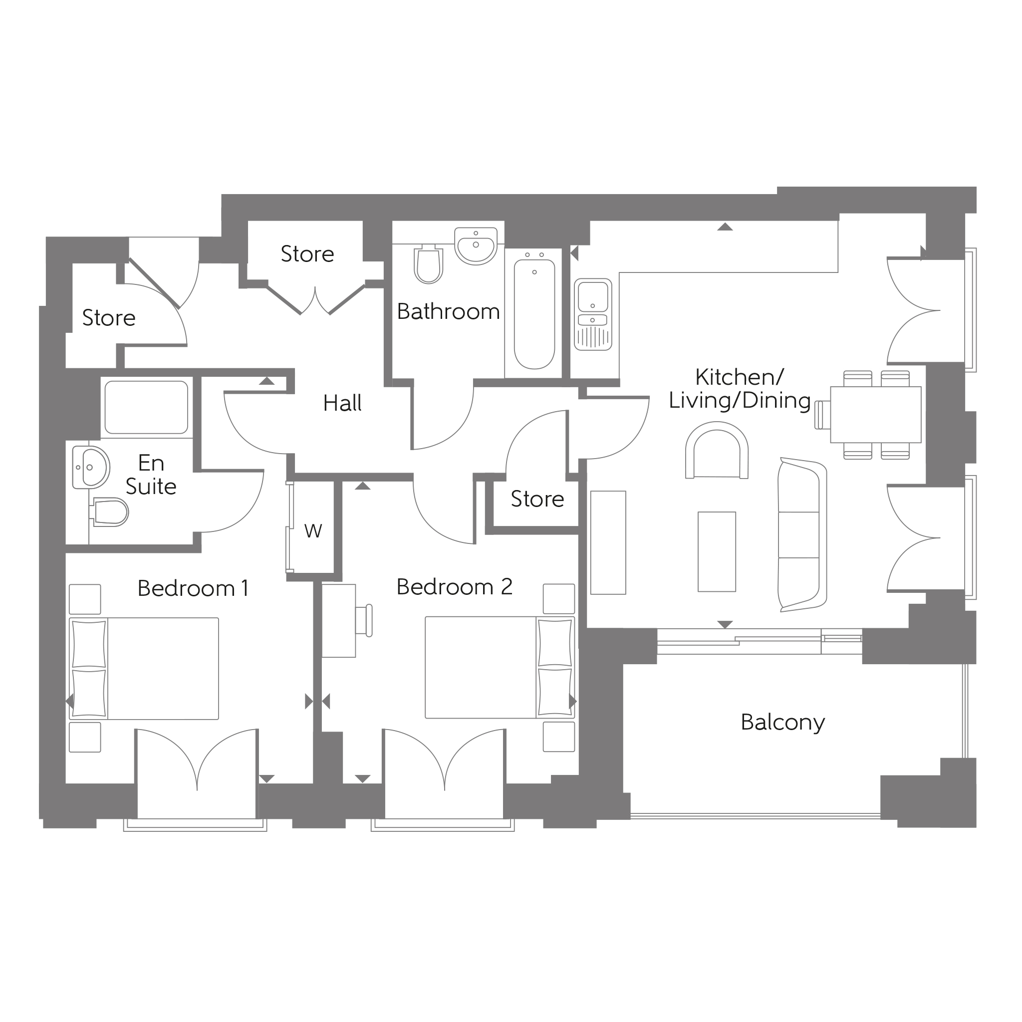 75, Fielders Crescent, Barking floorplan