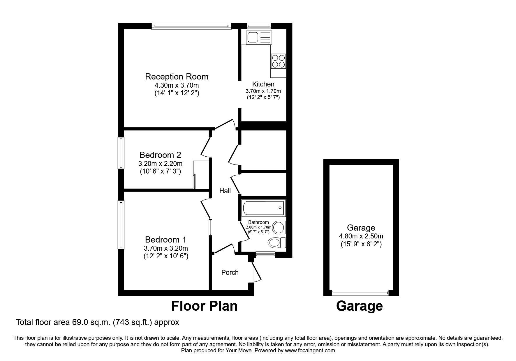 Paddock Close, South Darenth, Dartford, Kent DA4, 2 bedroom