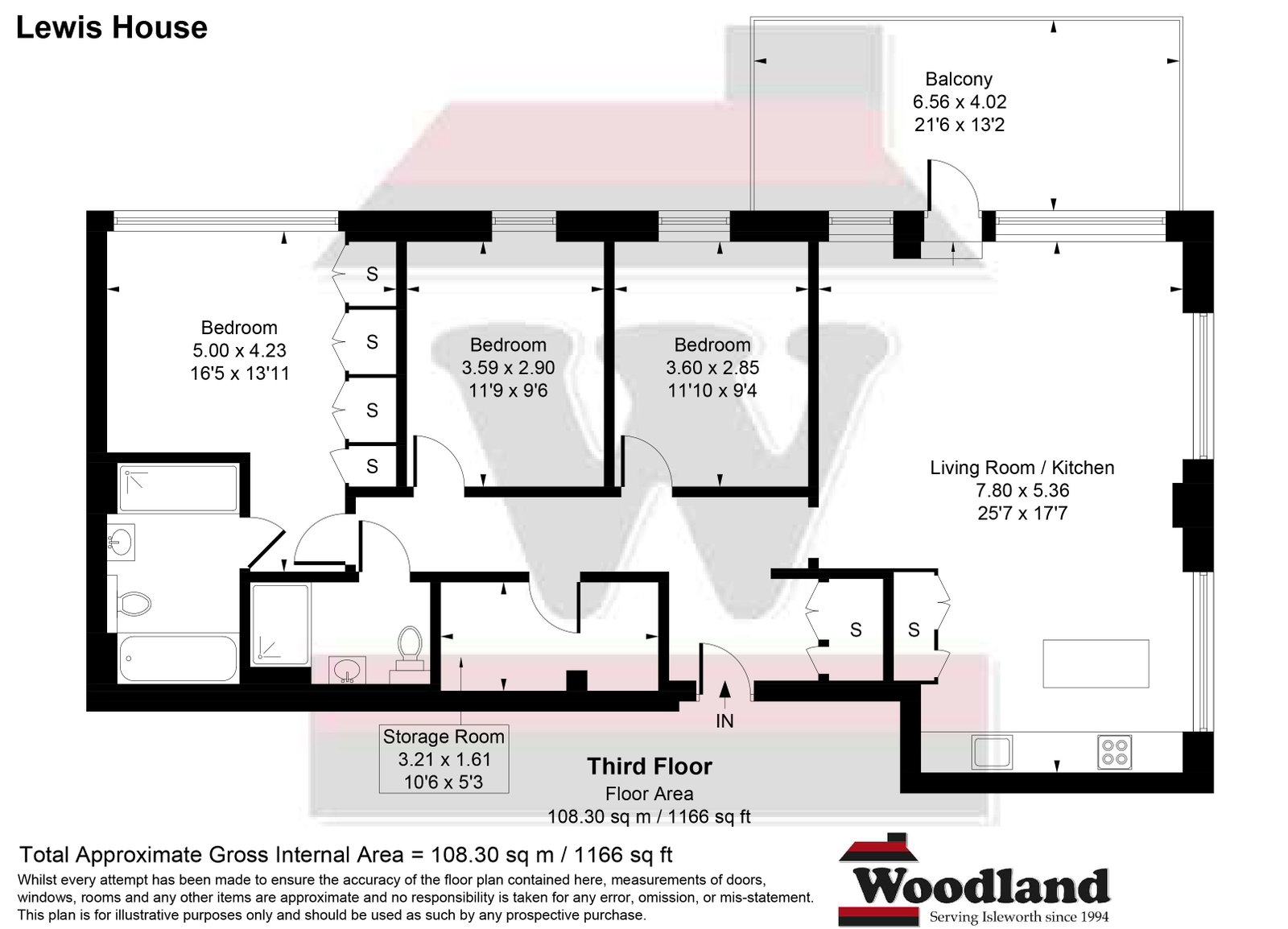 Apartment 94,Lewis House, 1 West Bradbury Yard, Brentford floorplan