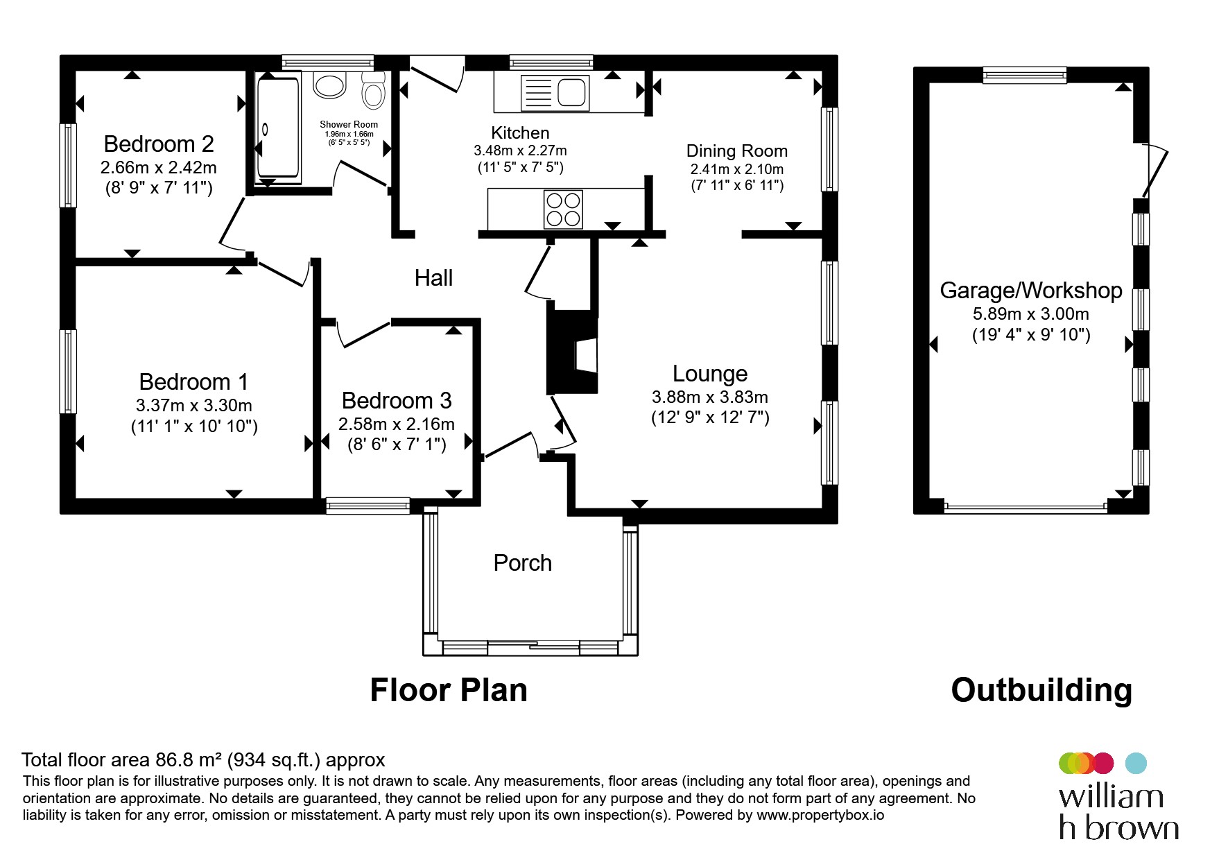 23, Elms Close, Bungay floorplan