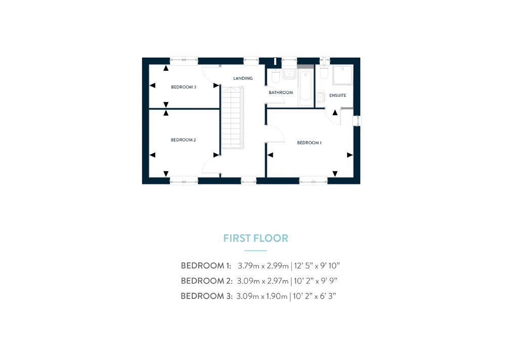 Plot 9, Bickington Park,, Muddlebridge Close, Barnstaple floorplan