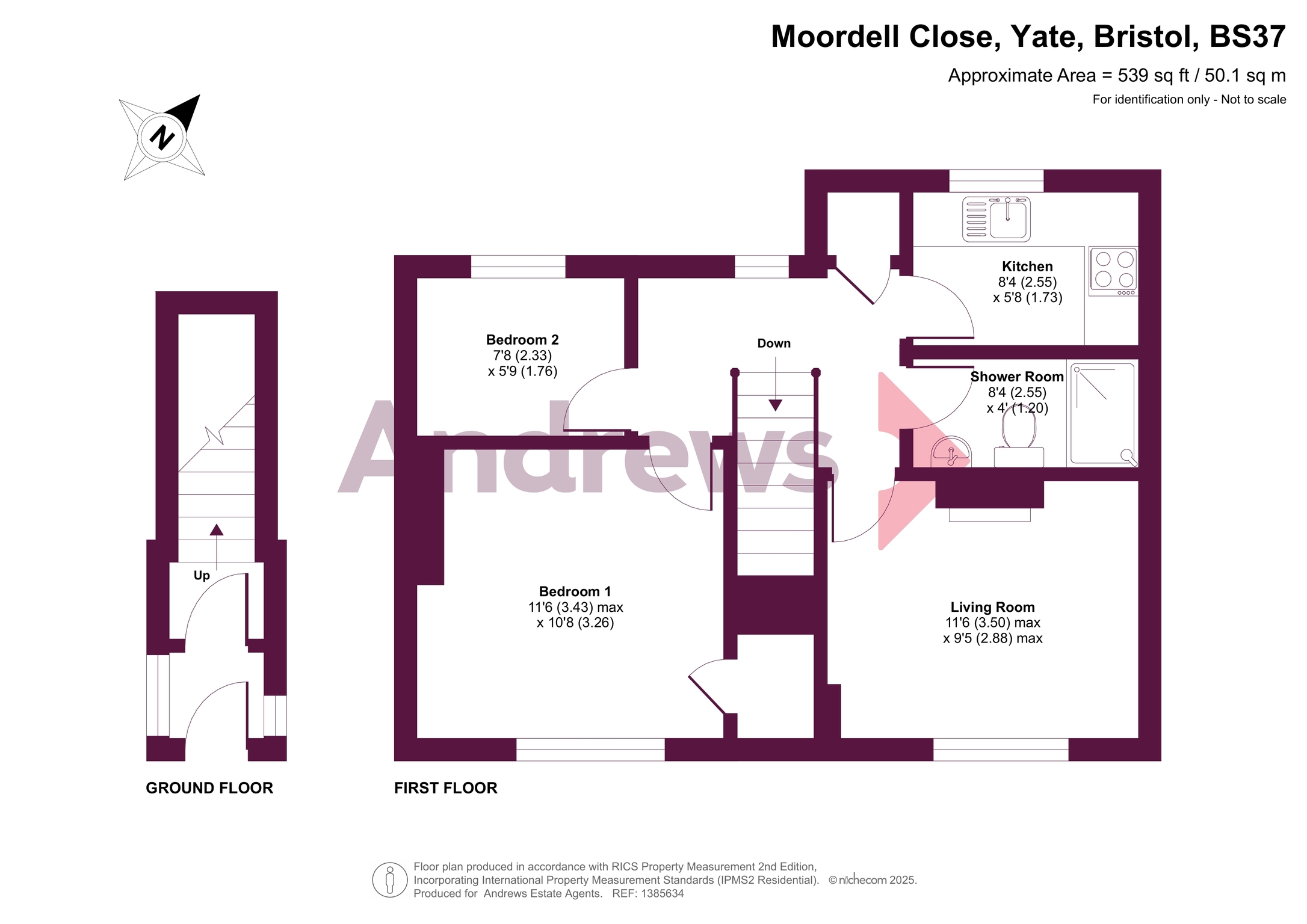 9A FFF,, Moordell Close, Bristol floorplan