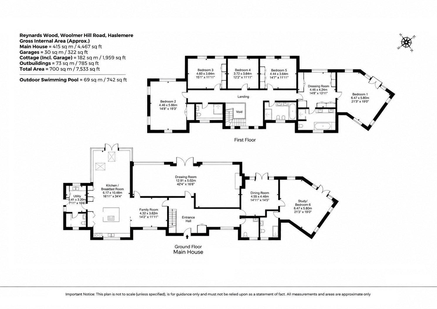 Woolmer Hill Road, Surrey floorplan
