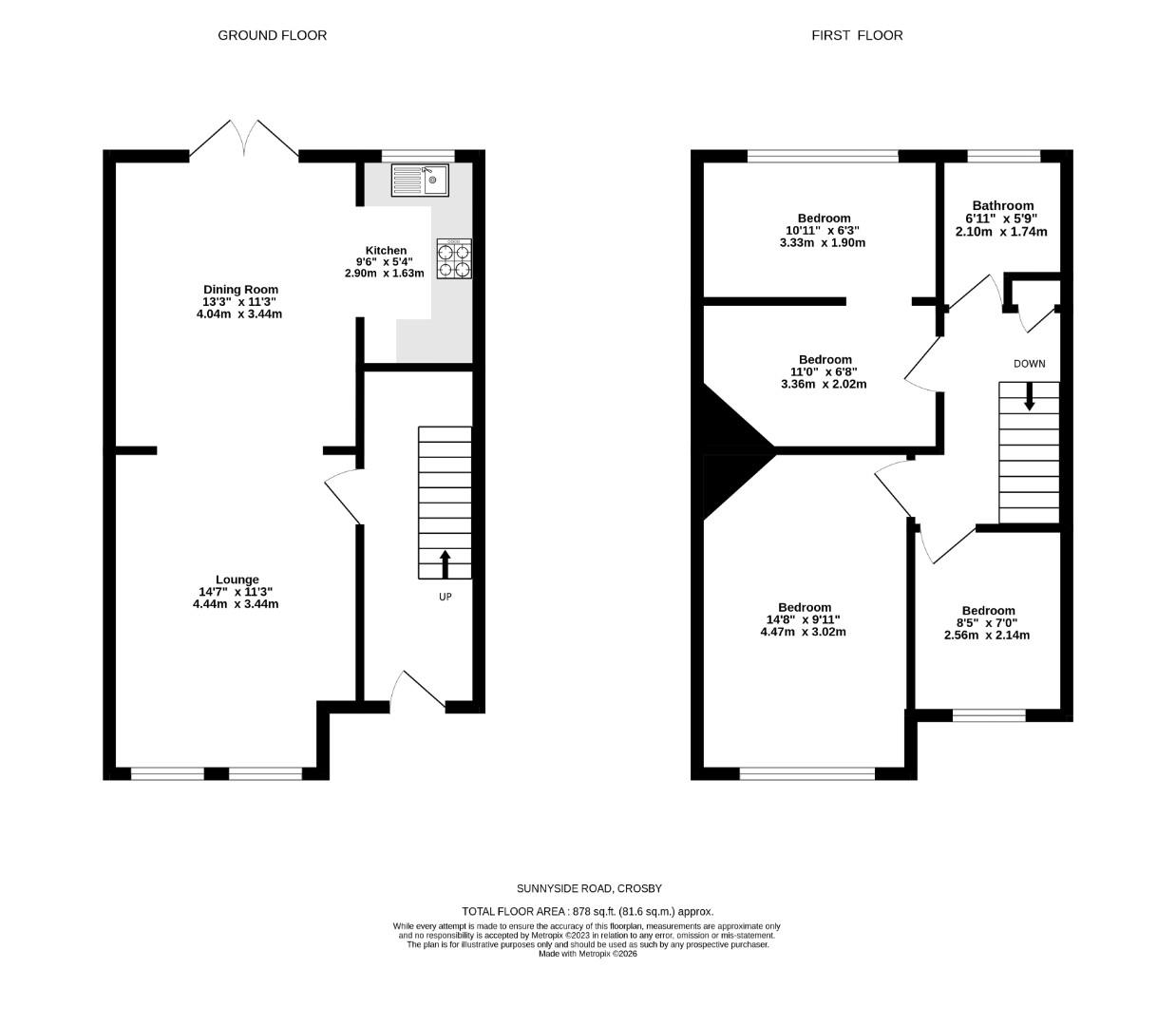 Sunnyside Road, Liverpool floorplan