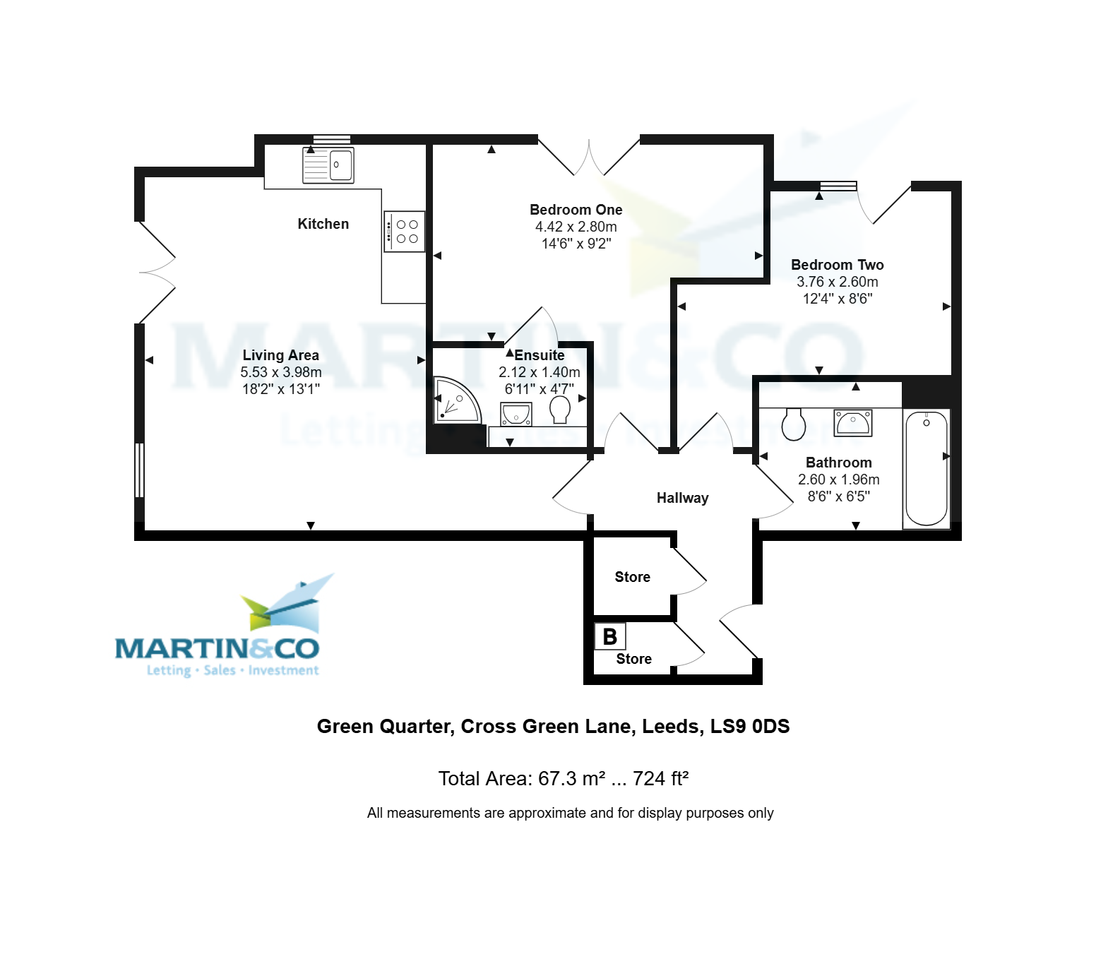 64, Green Quarter, Leeds floorplan