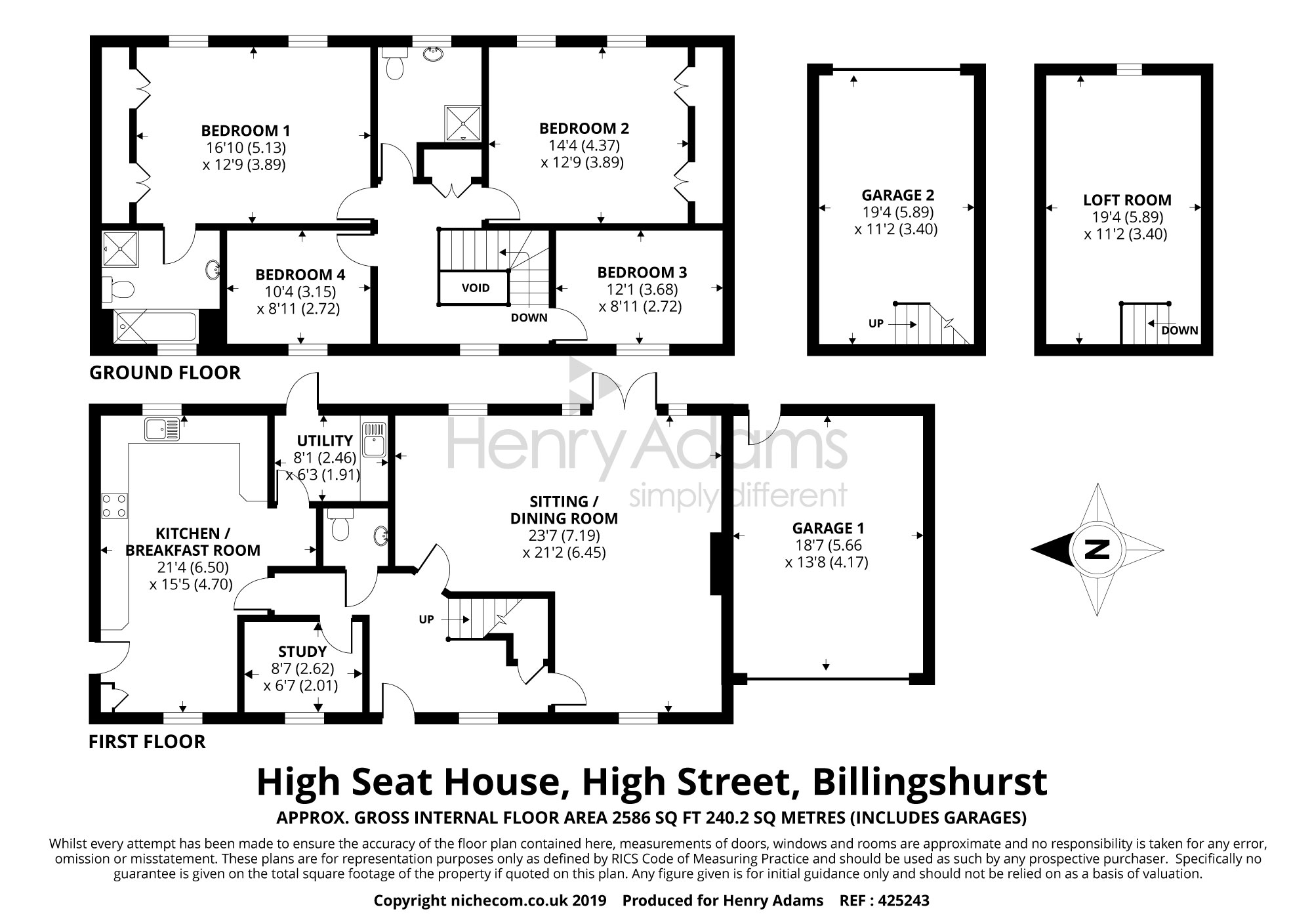 4 Bedrooms Detached house for sale in High Street, Billingshurst RH14