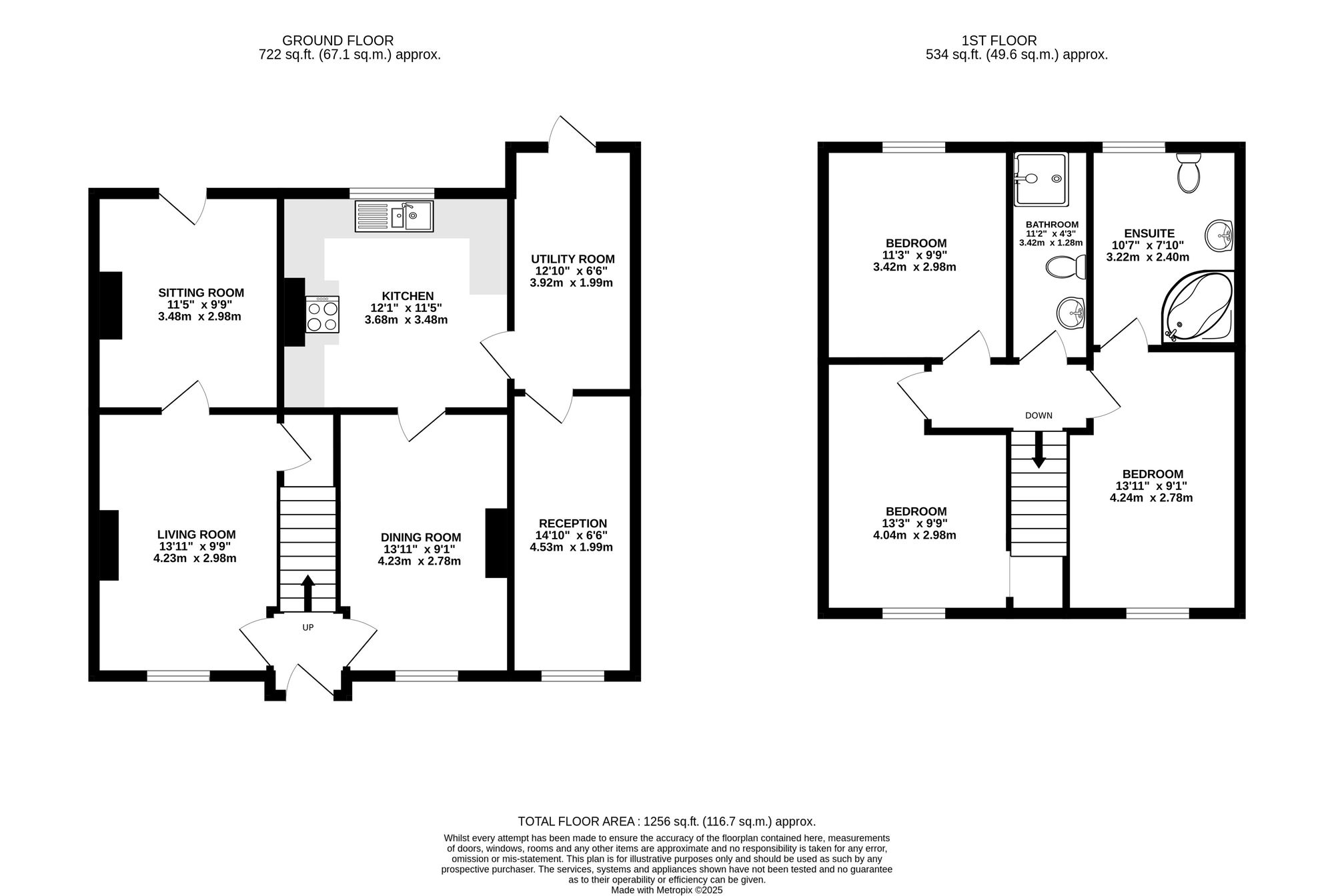 22 Southend, Tredegar floorplan