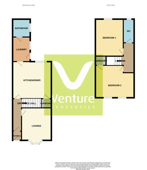 22, Victoria Avenue, Crook floorplan