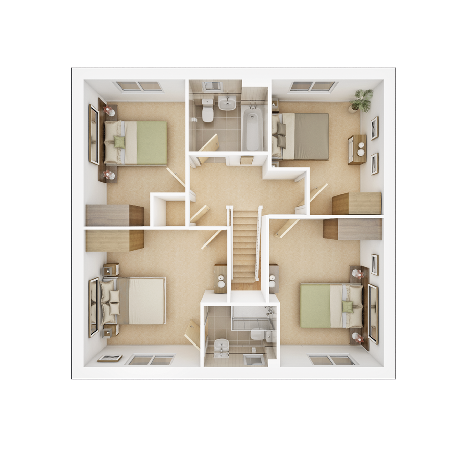 Plot 474, Keresley floorplan
