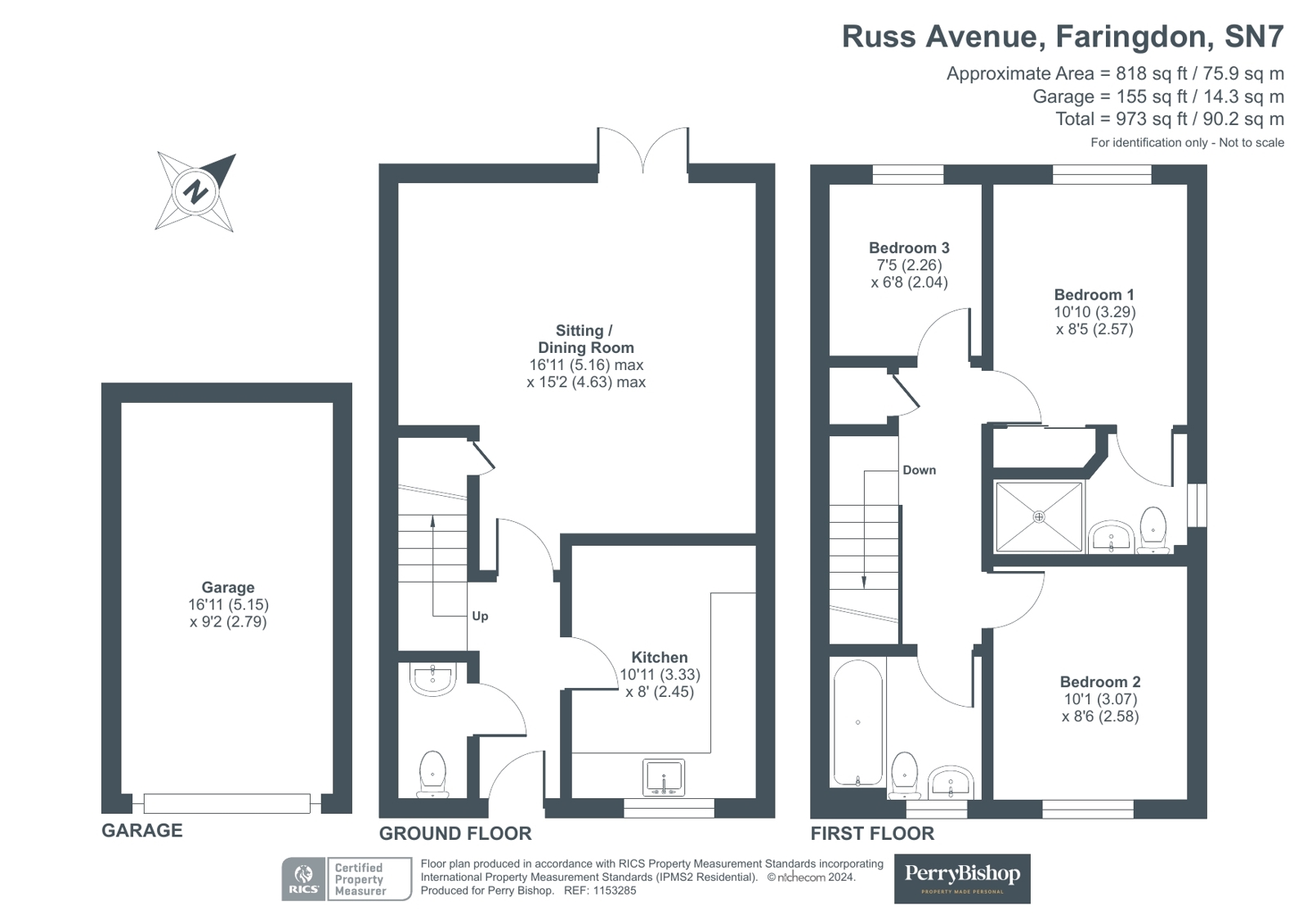 57, Russ Avenue, Oxfordshire floorplan