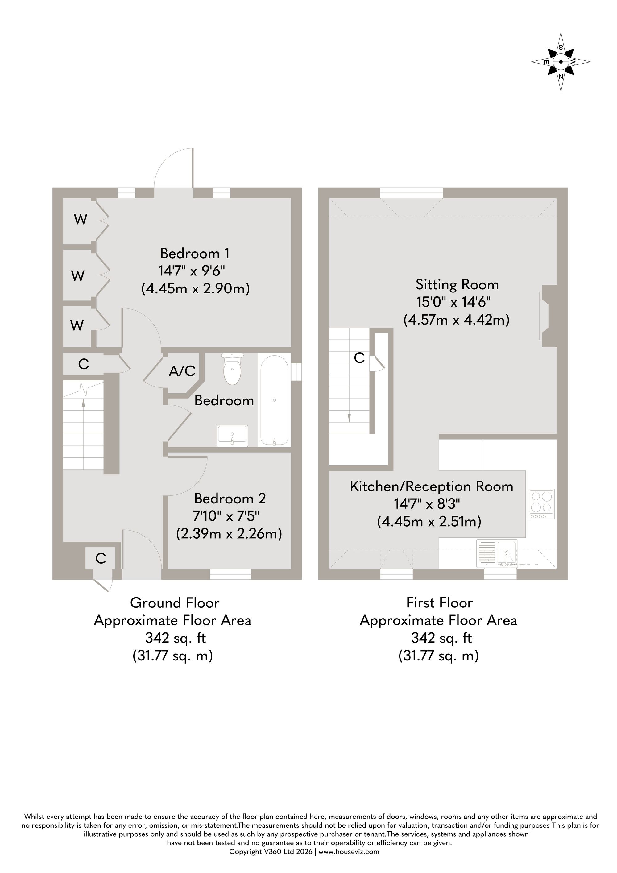 16 The Pastures, Holt floorplan