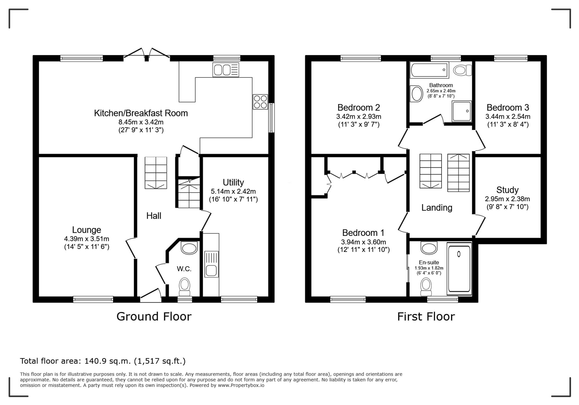 33 Afal Sur, Barry floorplan