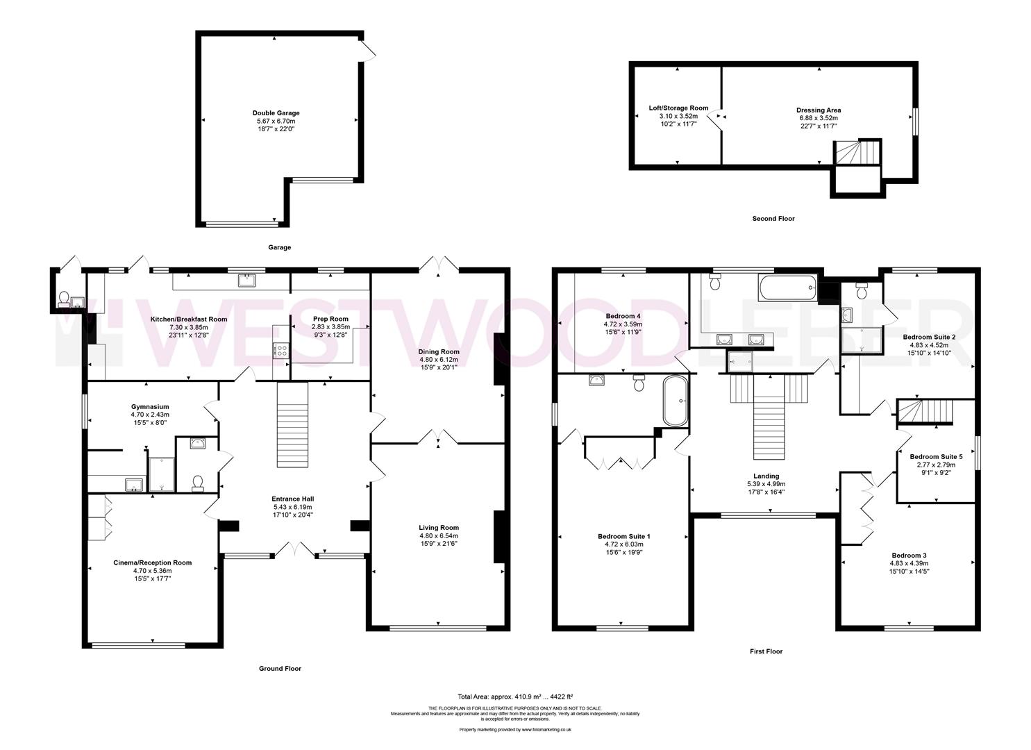 The Falcons, Riverside Avenue, Broxbourne floorplan