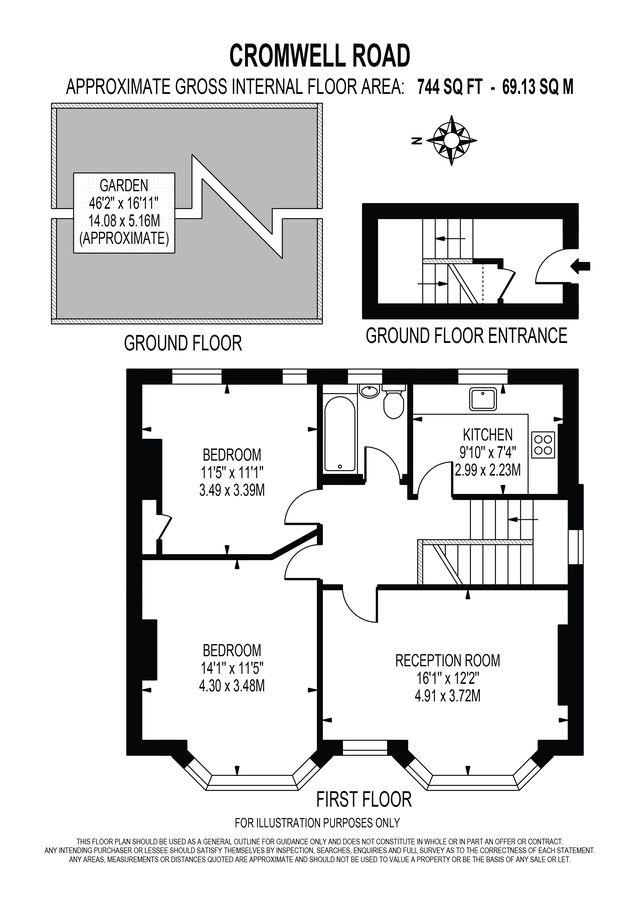 Cromwell Road, Wimbledon floorplan