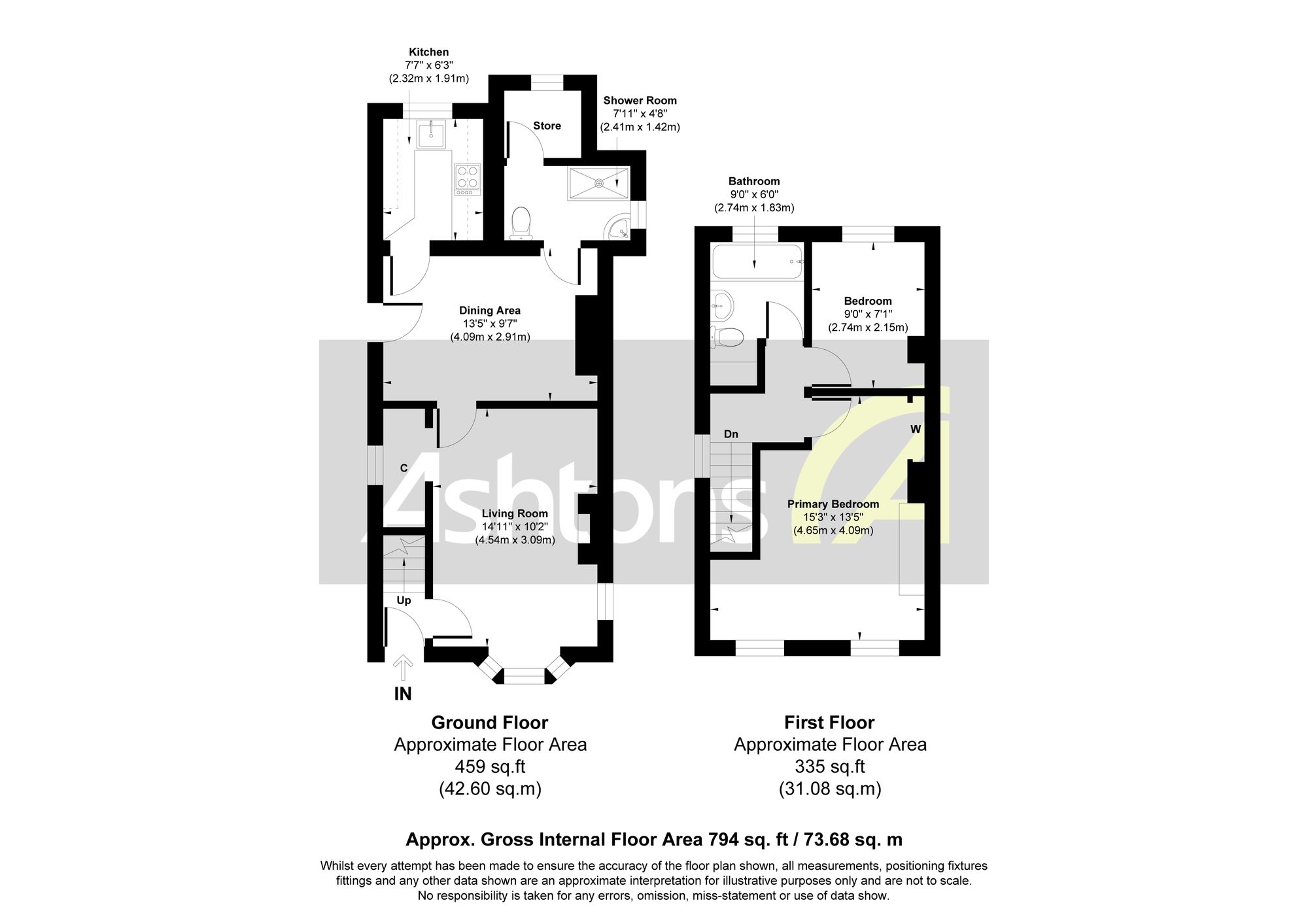 44 Page Lane, Widnes floorplan