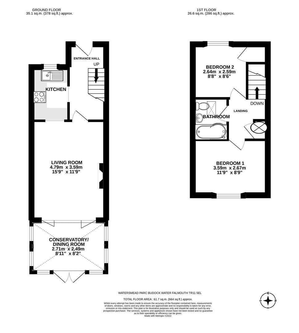 Watersmead Parc, Budock Water, Falmouth TR11, 2 bedroom terraced house