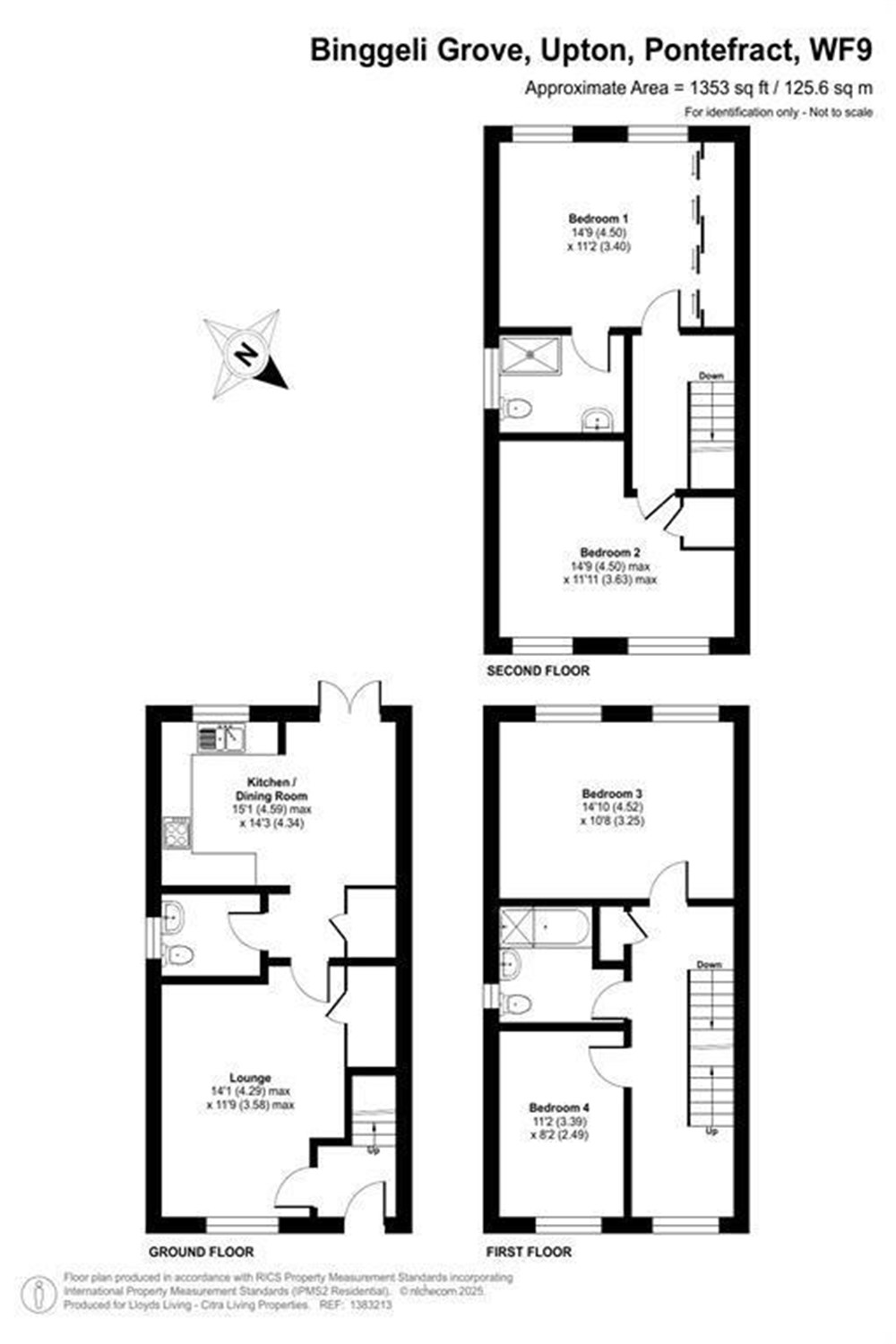 Binggeli Grove, Upton, Pontefract floorplan