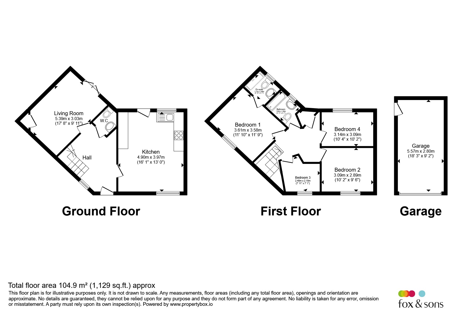46, Kensington Way, Polegate floorplan