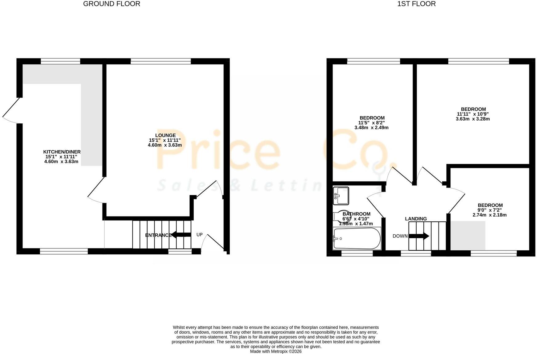 64, Southfield Drive, Westhoughton floorplan