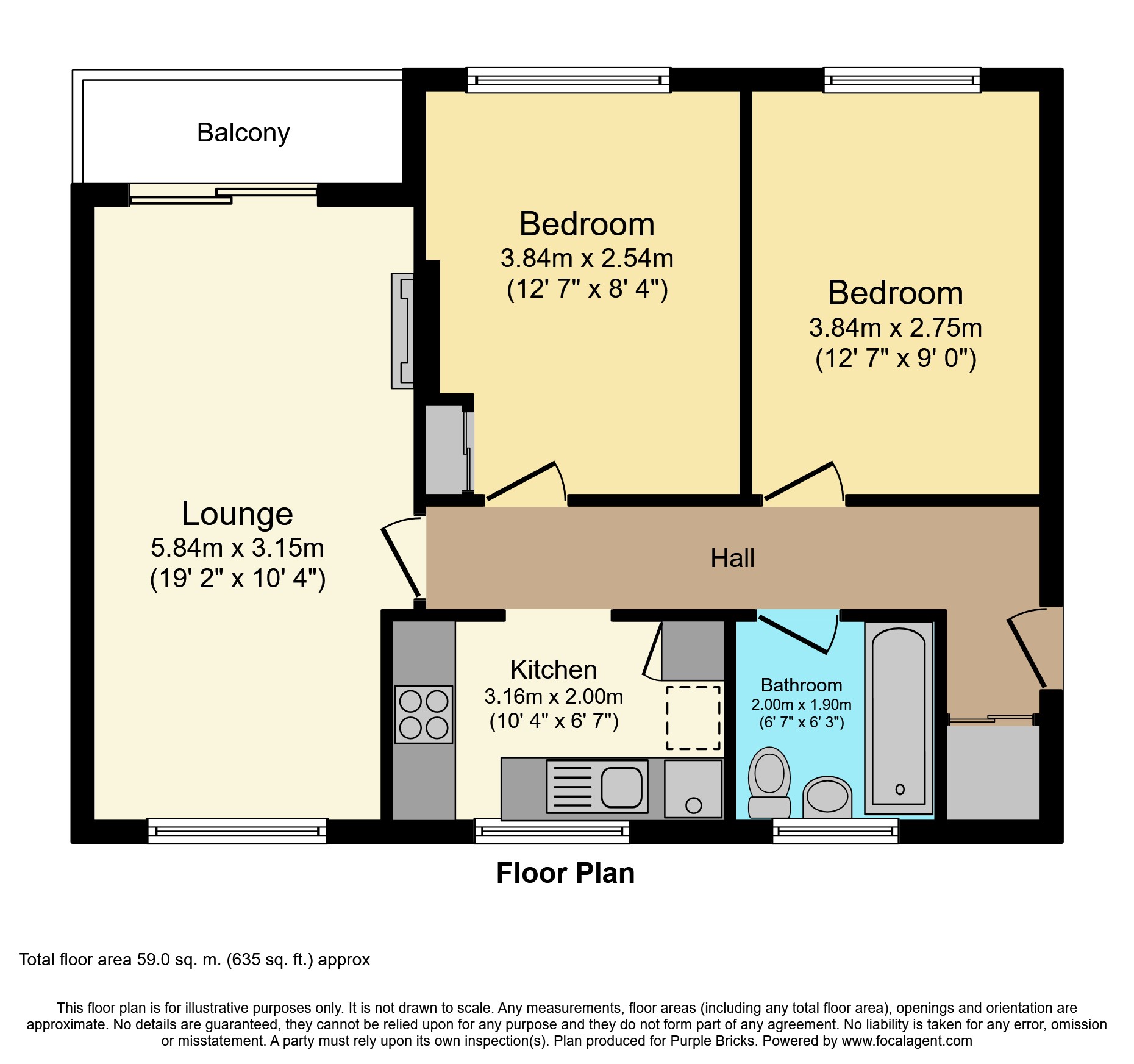 2 Bedrooms Flat for sale in Whipperley Ring, Luton LU1