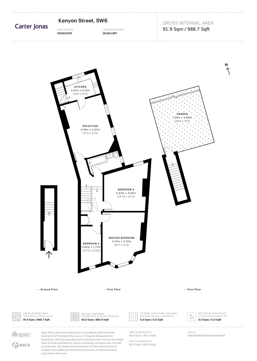 2a, Kenyon Street, Fulham floorplan