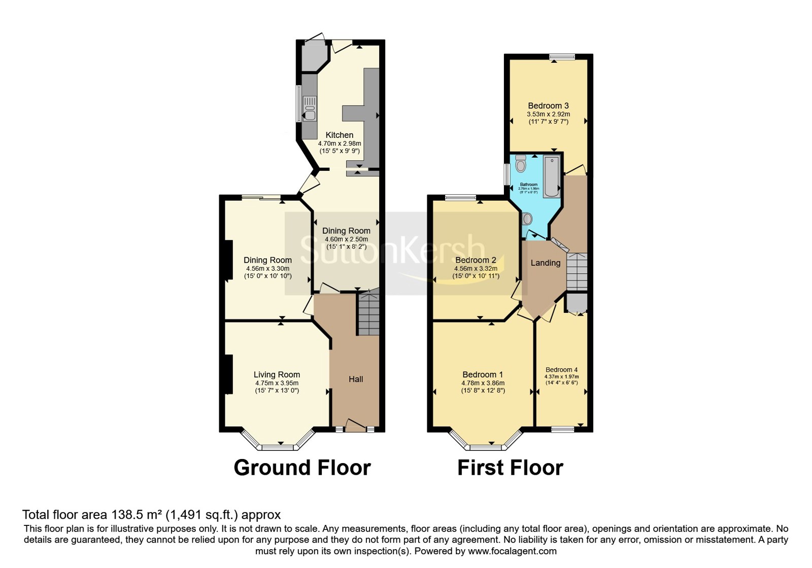 Horringford Road, Liverpool, Merseyside, L19 floorplan