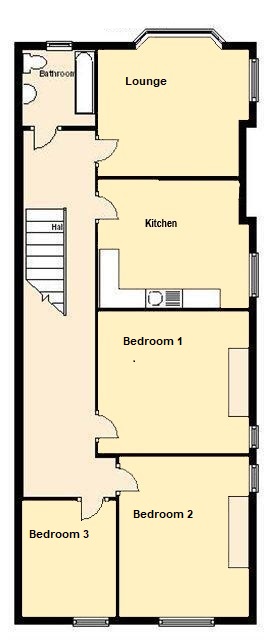 The Lawn, Dawlish floorplan