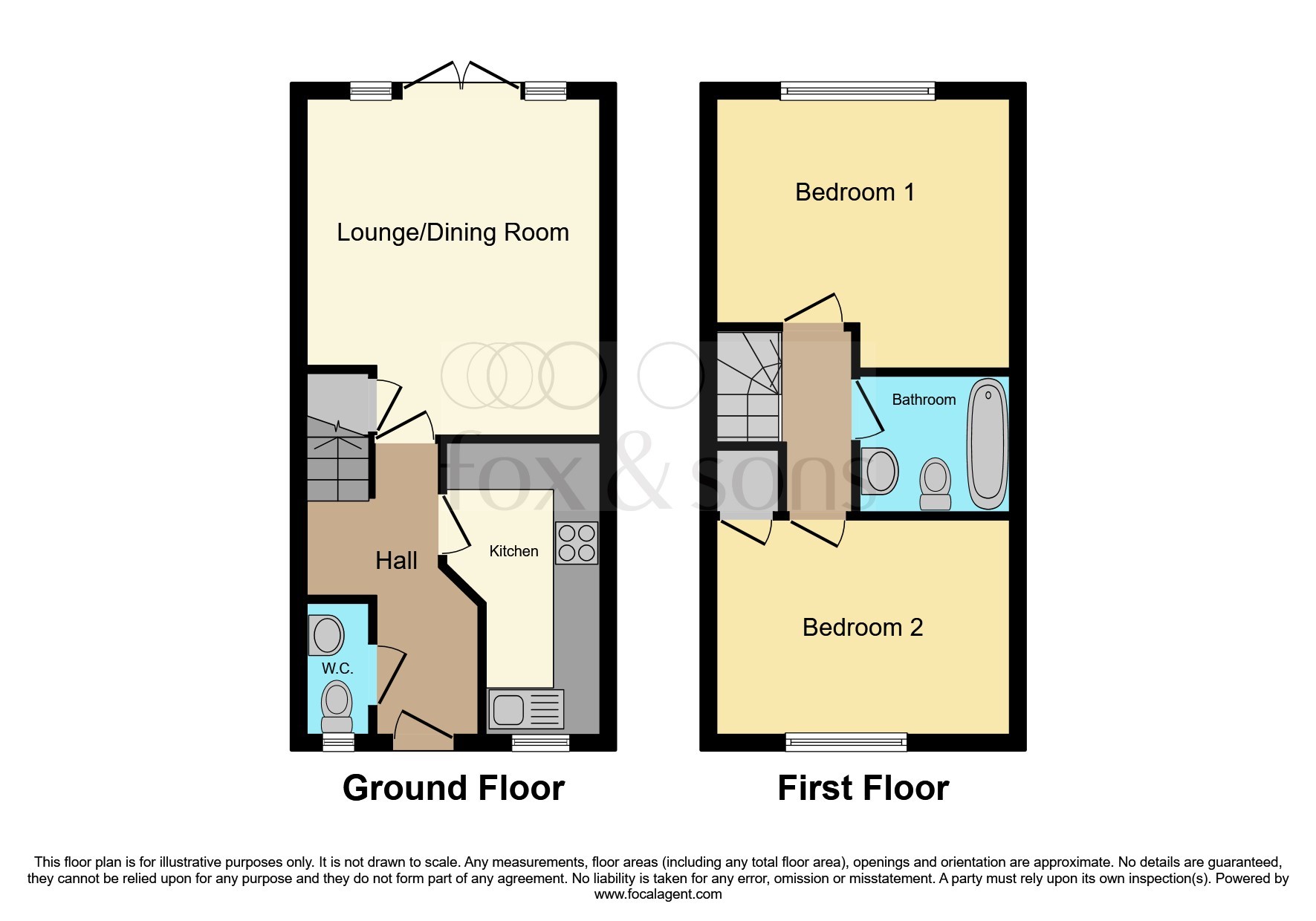 7, Lorna Doone, West Street, Watchet floorplan