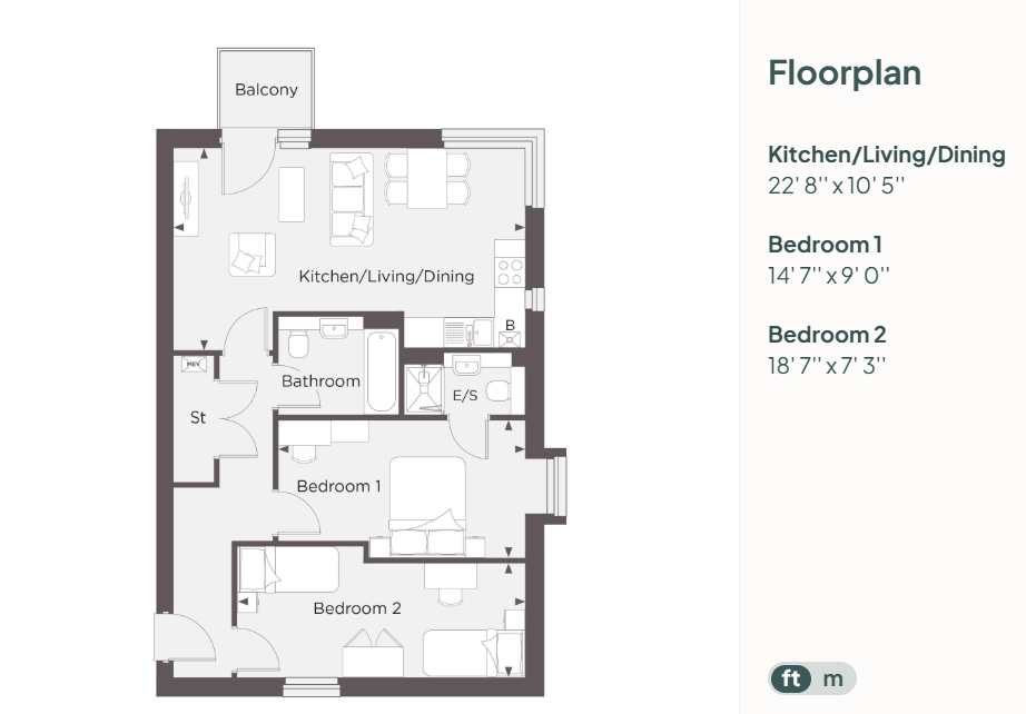 Lexden Gardens, Lexden Road, Colchester floorplan