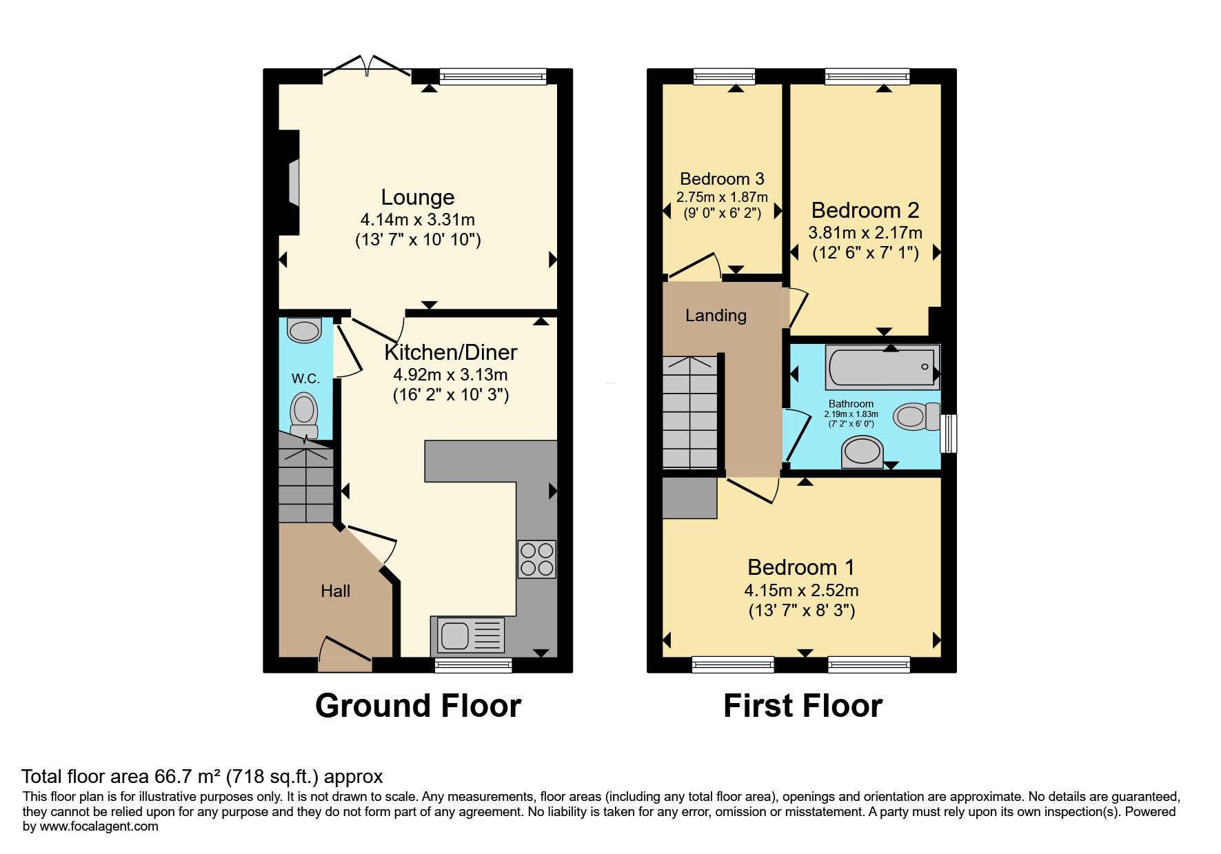 24, Hobson Way, Rotherham floorplan