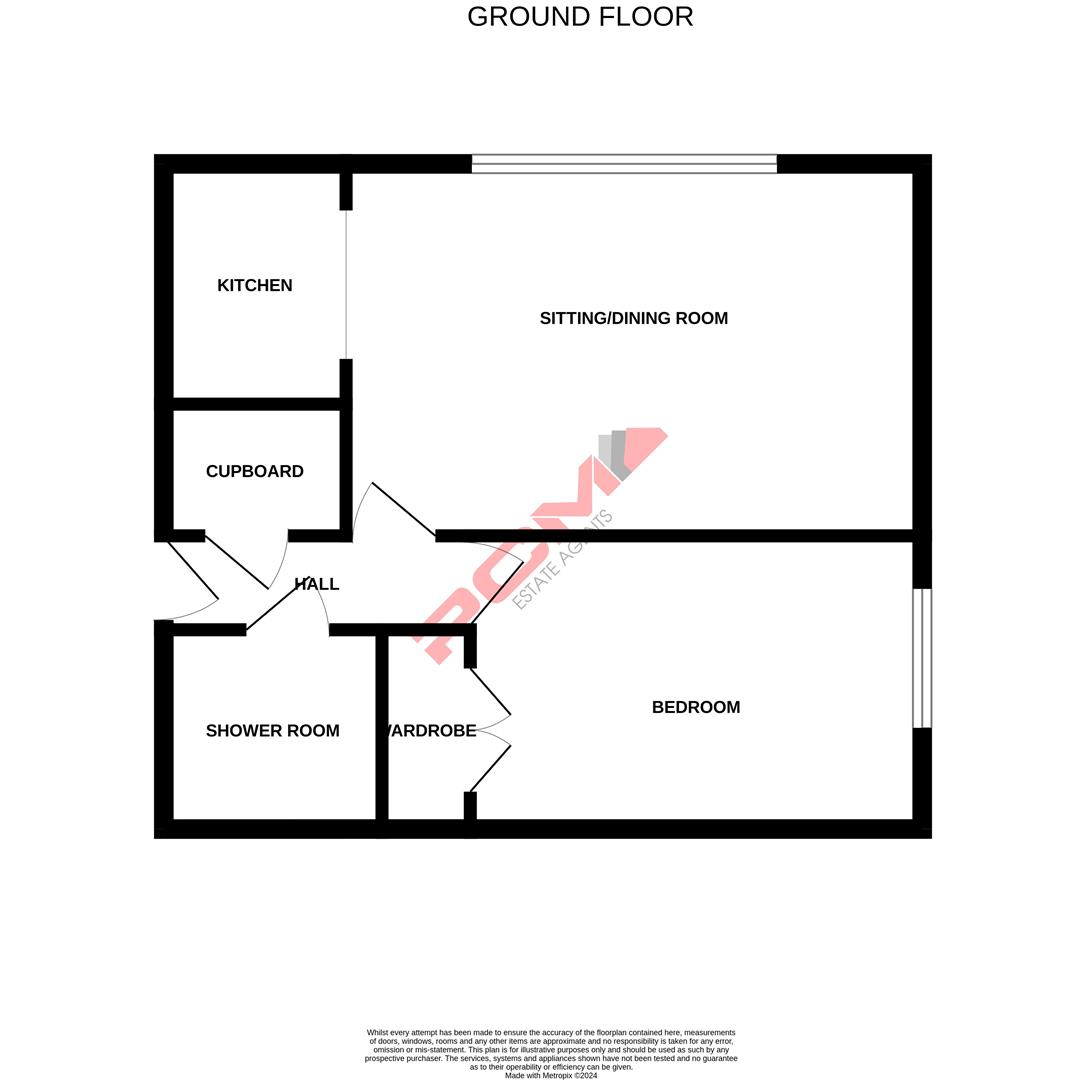 4 Homedane House, Denmark Place, Hastings floorplan