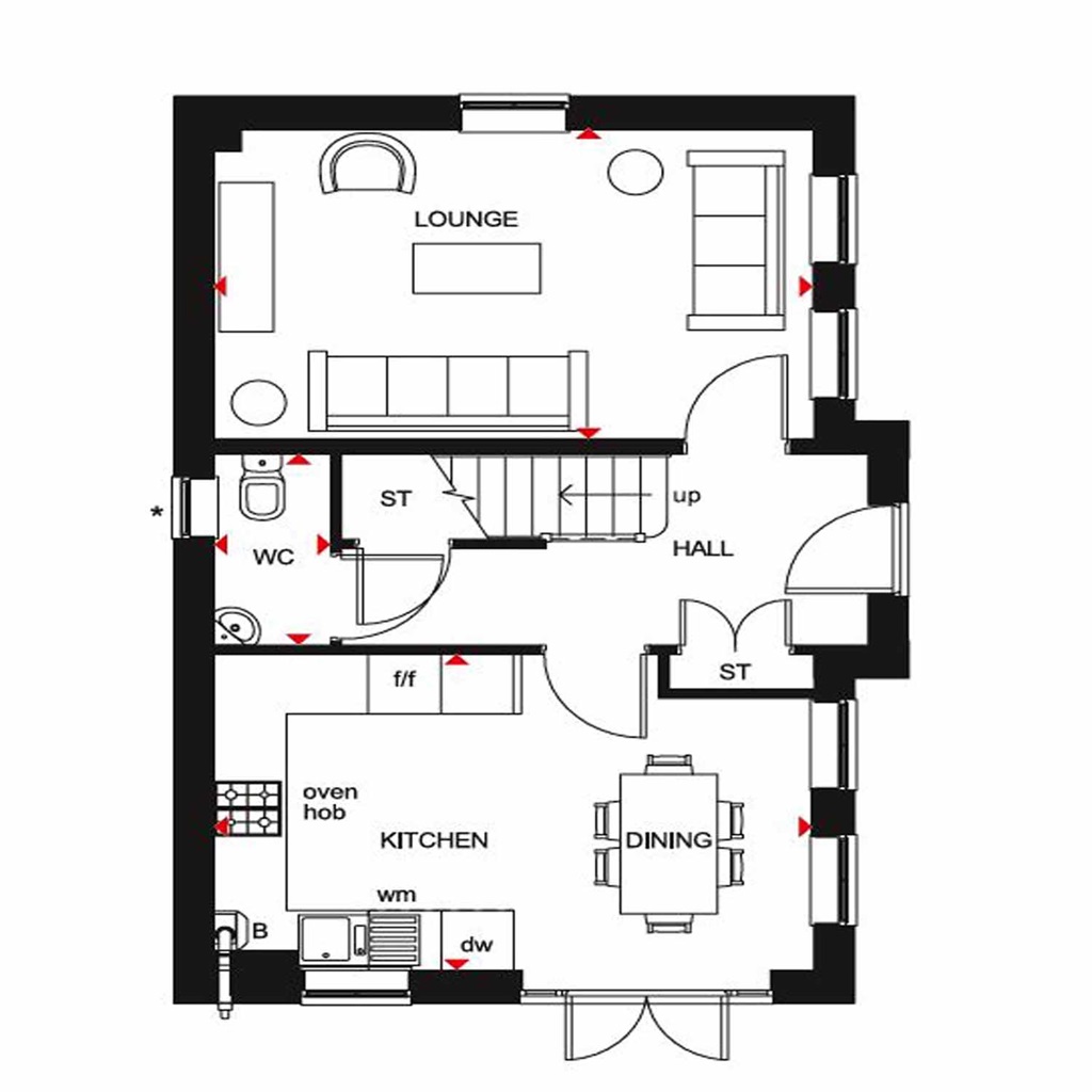 "Hesketh" at Lydiate Lane, Thornton, Liverpool L23, 4 bedroom detached