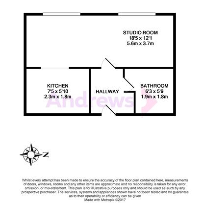 7, Walden House, Barnet floorplan