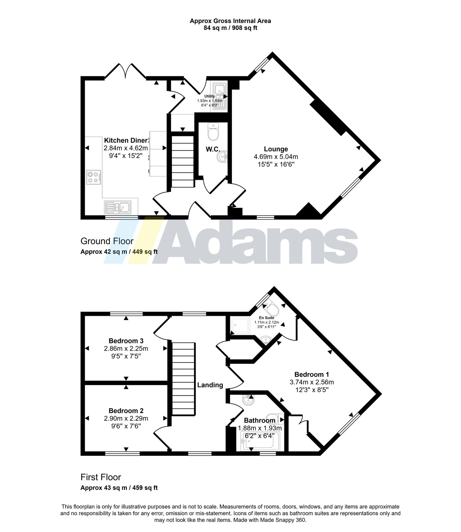 6, Potton Close, Runcorn floorplan