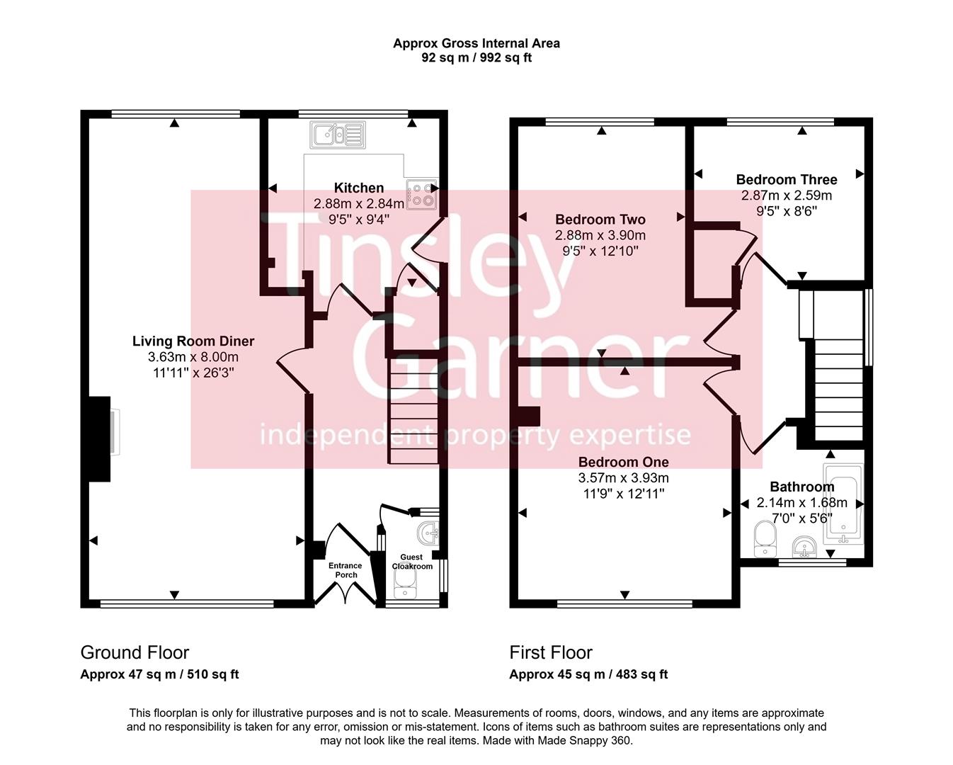 14, Meaford Road, Stoke-On-Trent floorplan