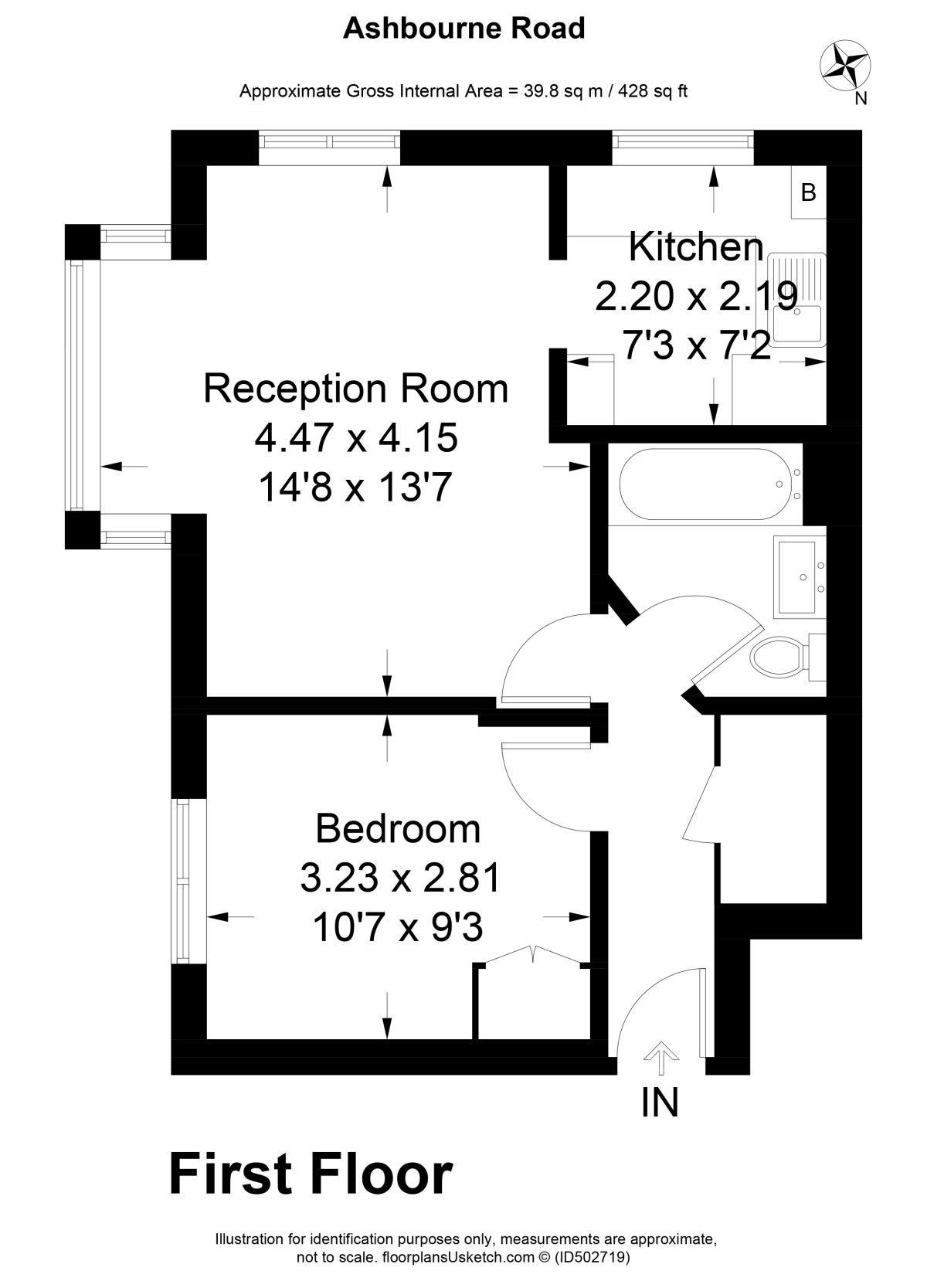 1 Bedrooms Flat for sale in Ashbourne Road, Mitcham CR4