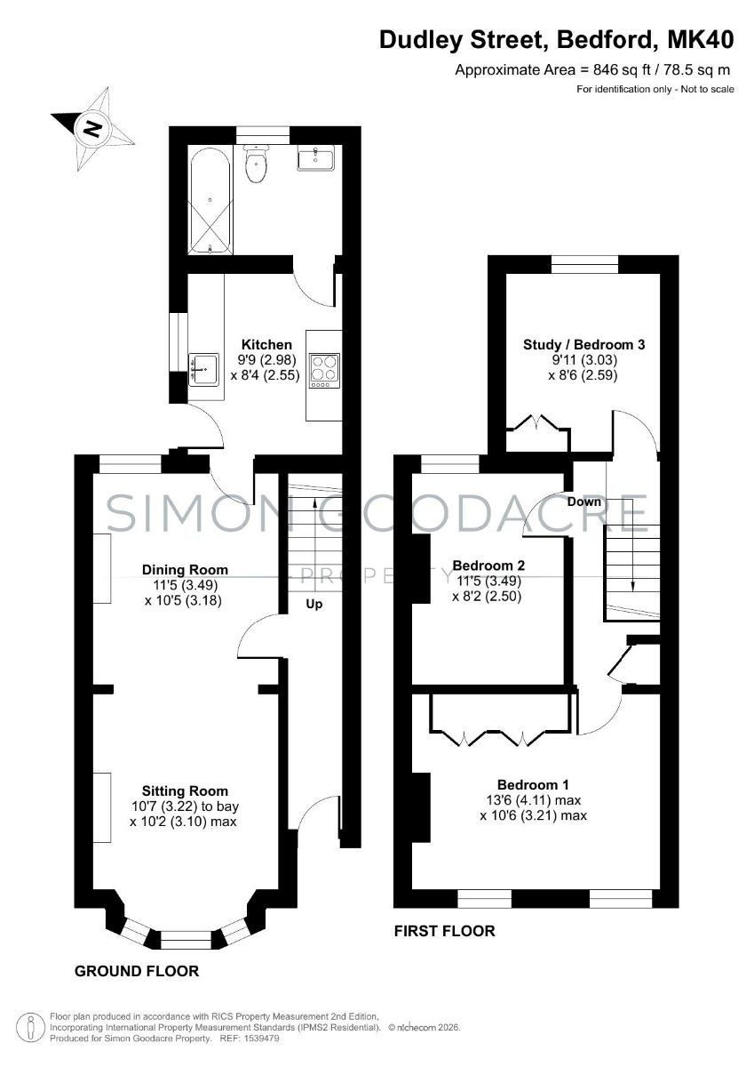 91 Dudley Street, Bedford floorplan