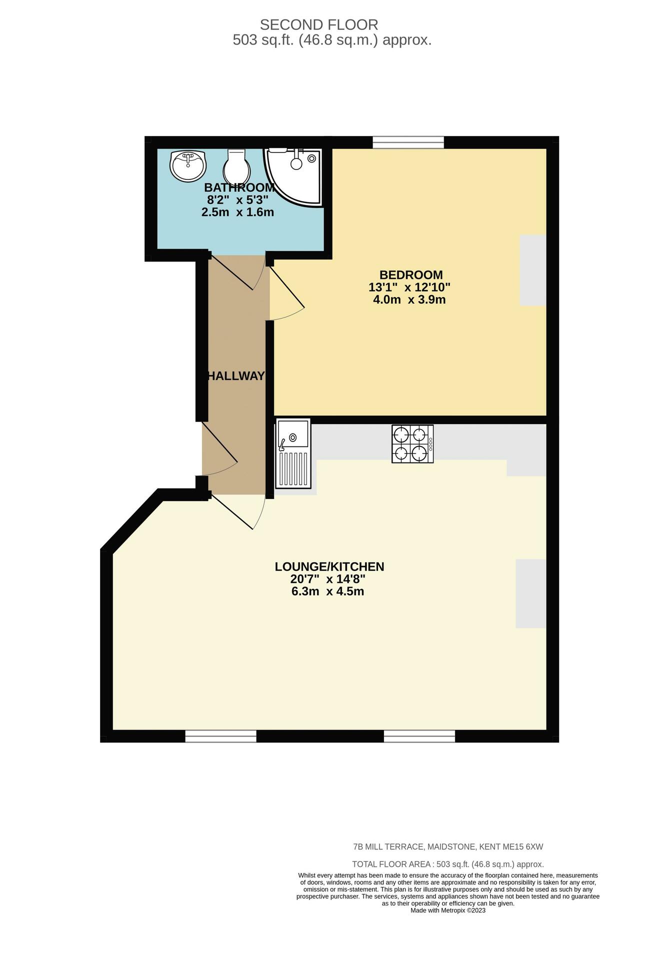 7b Mill Street, Maidstone floorplan
