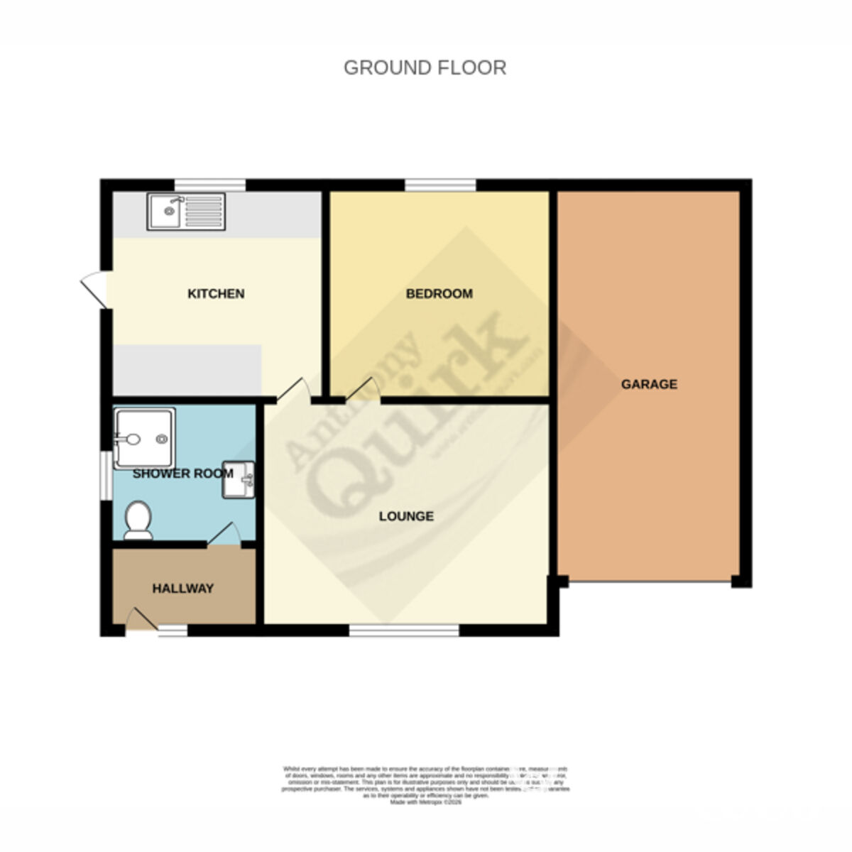 2a, Avon Road, Canvey Island floorplan