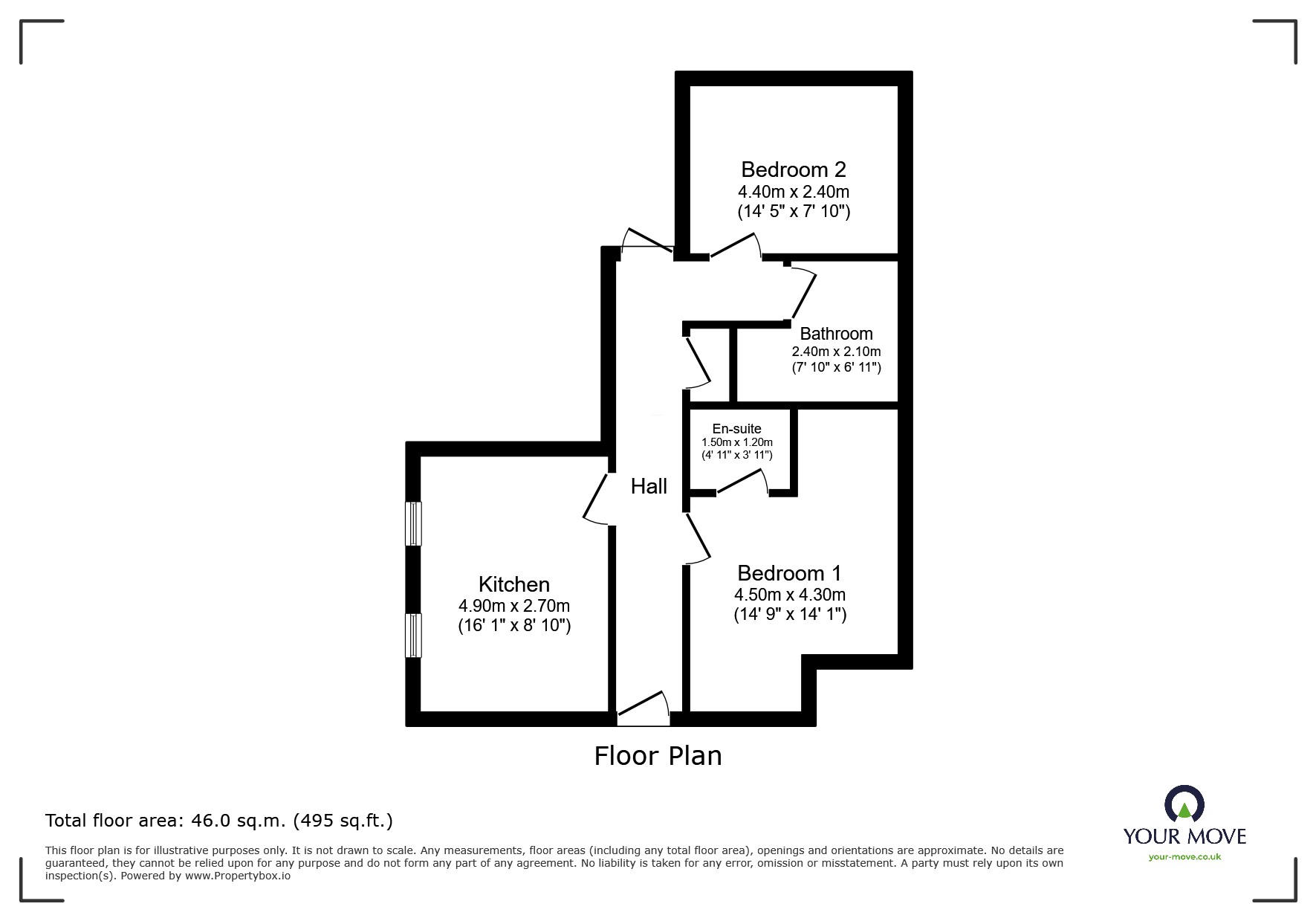 Flat D, 7, Market Place, Warwickshire floorplan