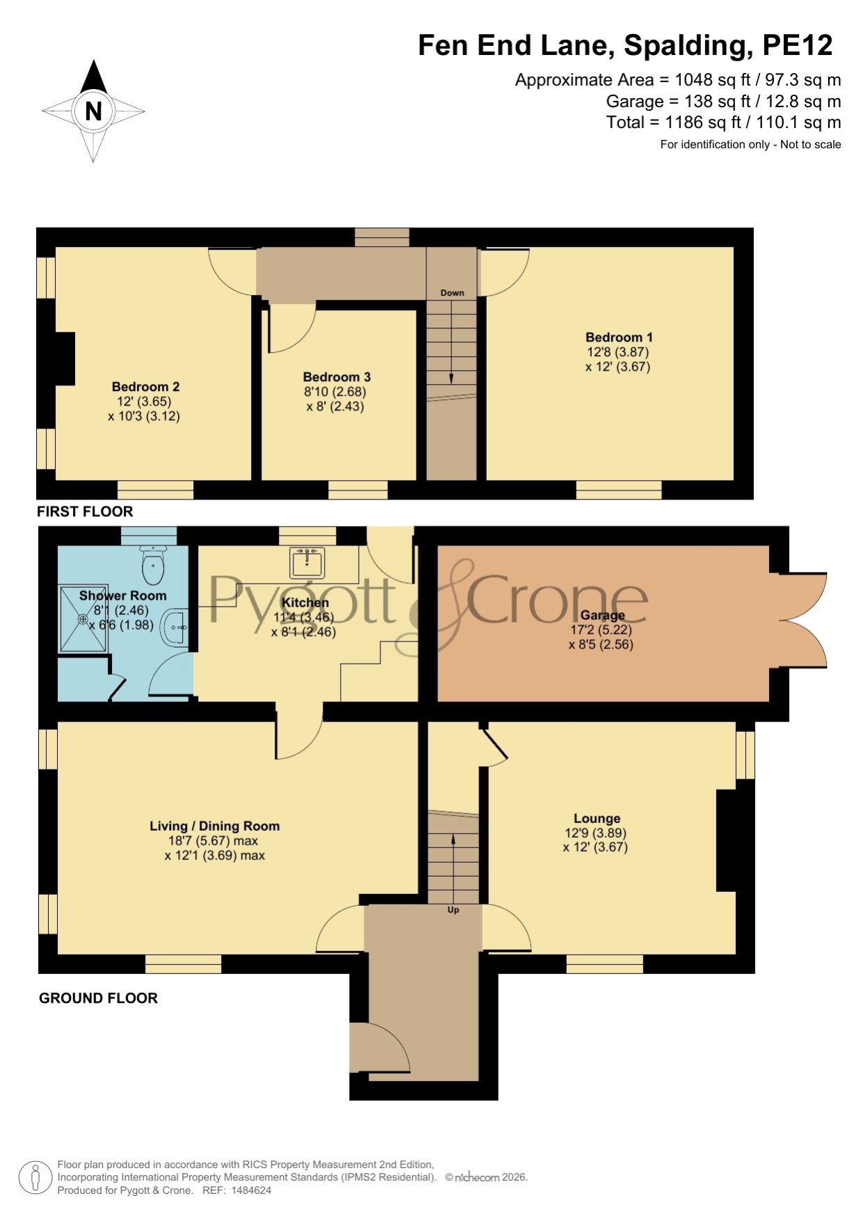 54, Fen End Lane, Spalding floorplan