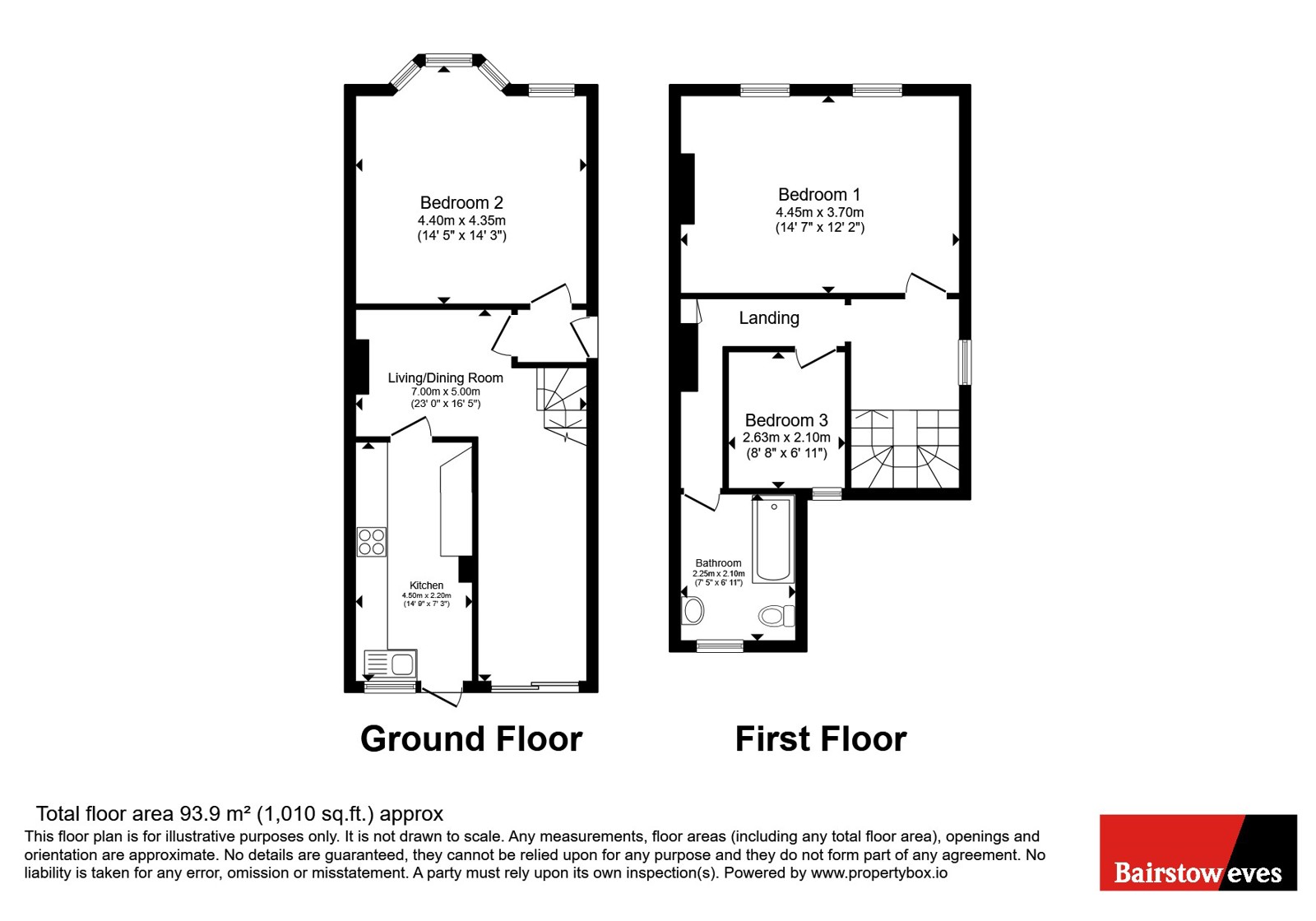 1, Parkhurst Road, Walthamstow floorplan