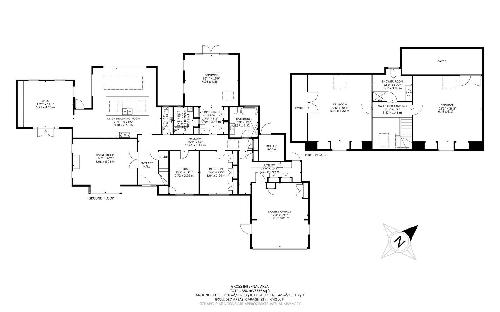 Kingsacre, Back Lane, Ingatestone floorplan