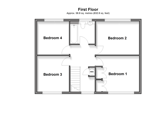 Rectory Close East Hoathly, Lewes floorplan