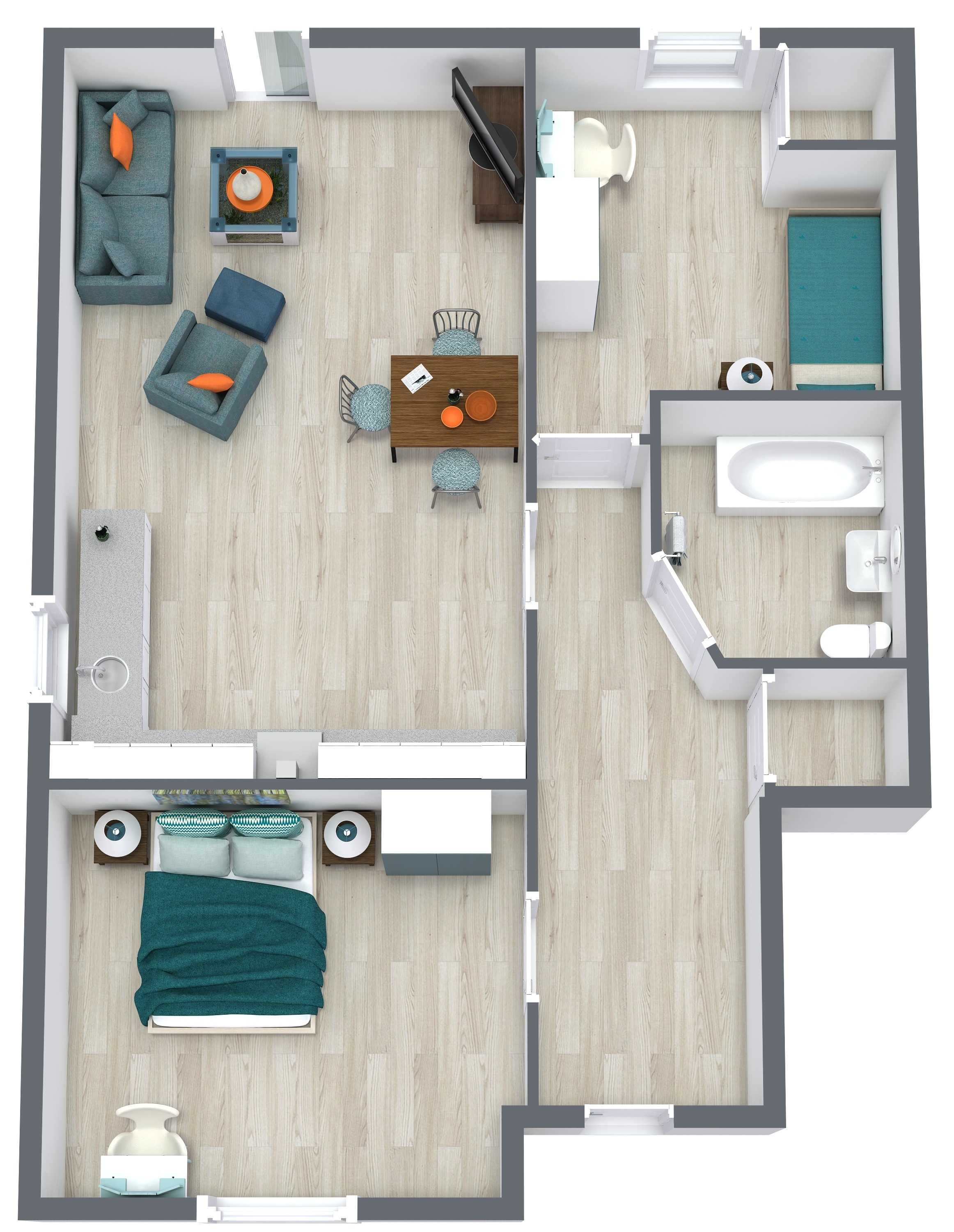 23a, Northway, Preston floorplan