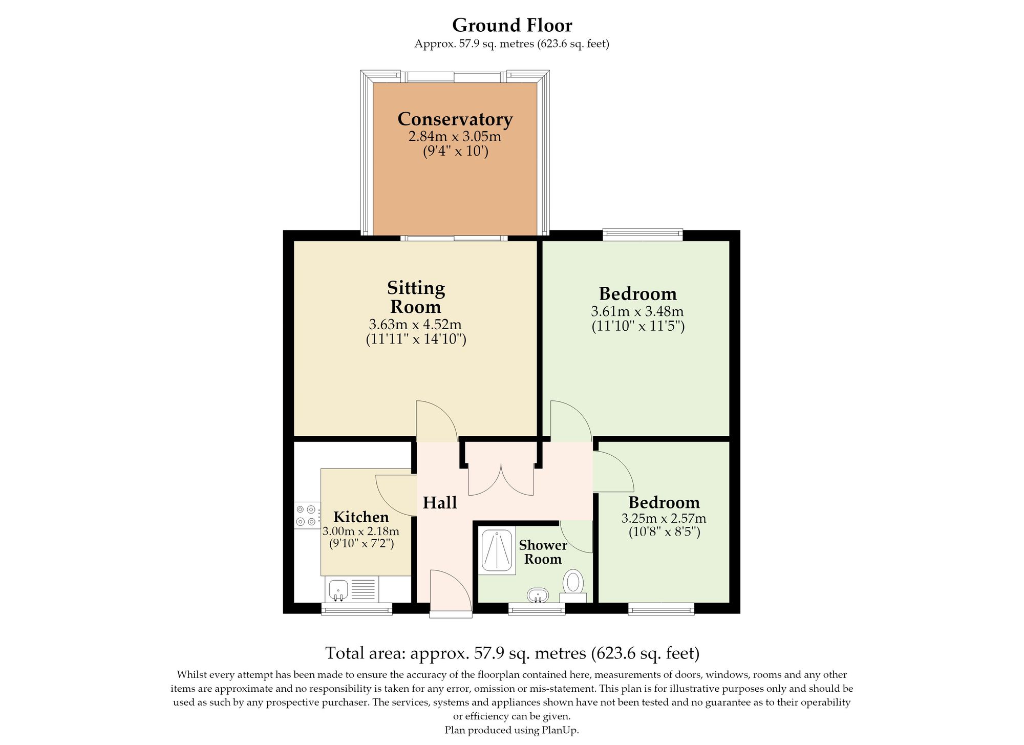 1 Oak Road, Great Yarmouth floorplan