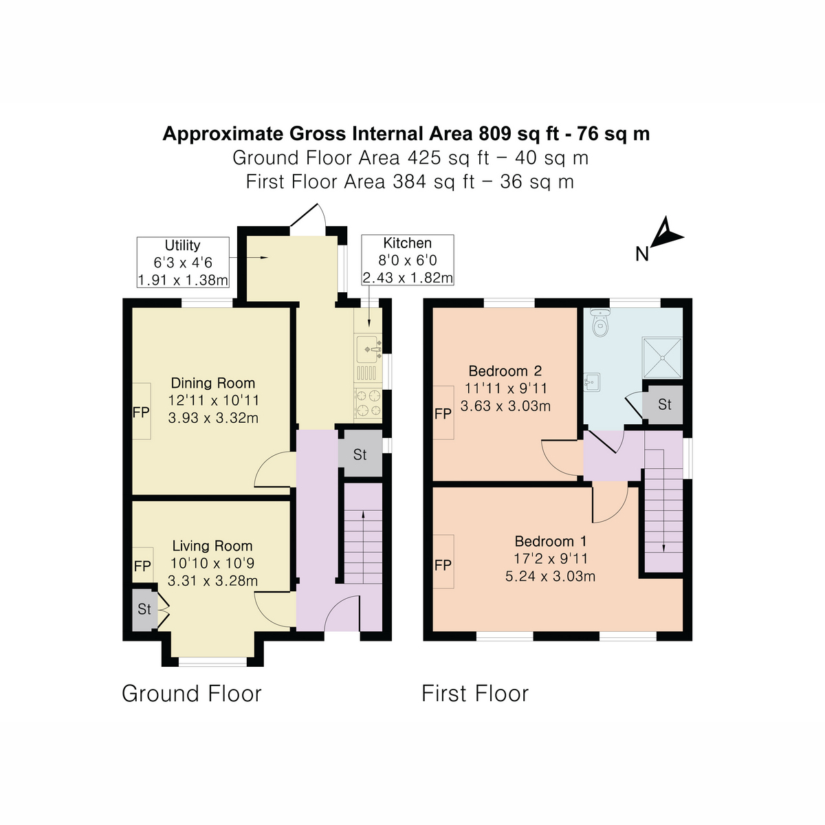 5, Compton Terrace, Wallingford floorplan