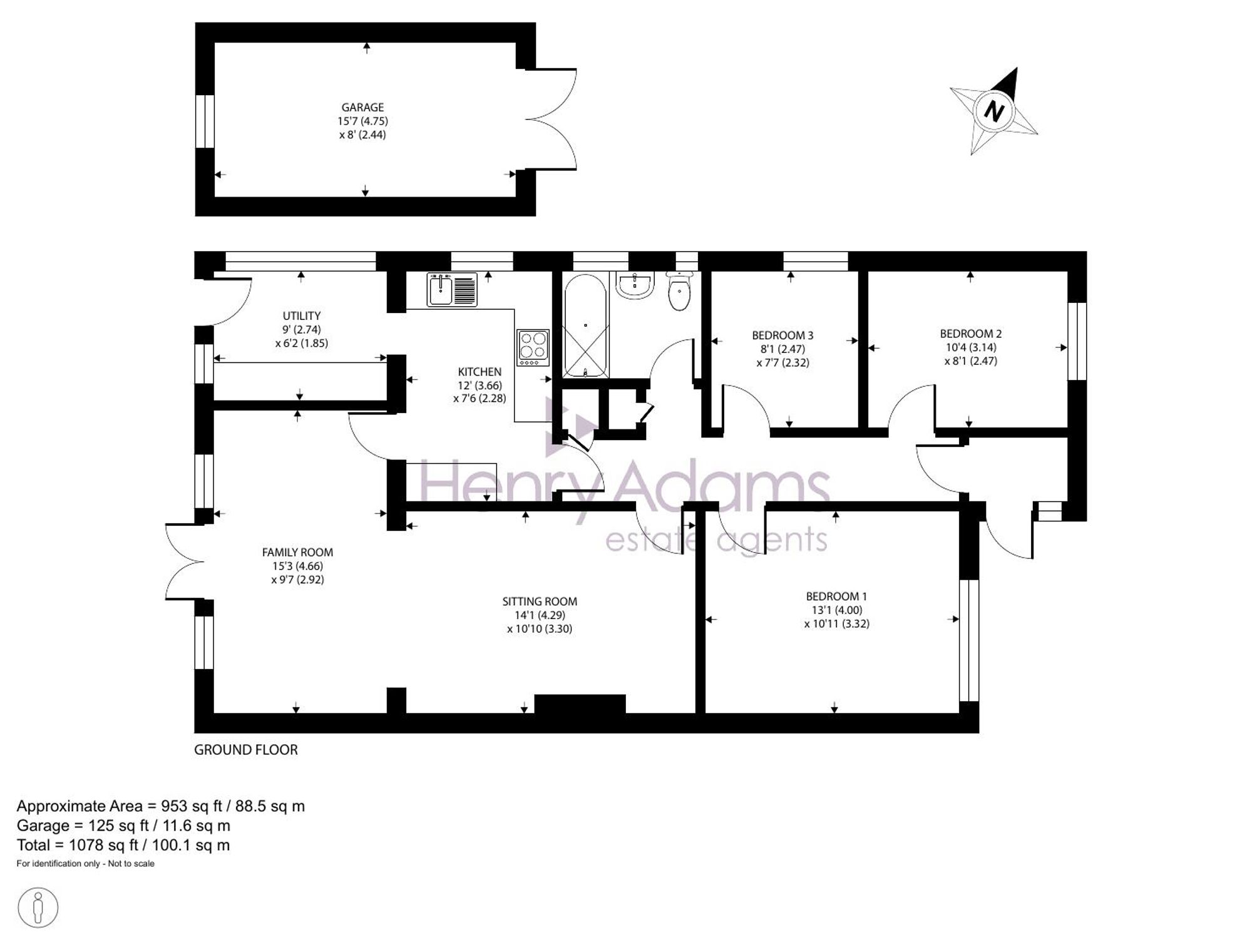 24 Belgrave Crescent, Chichester floorplan